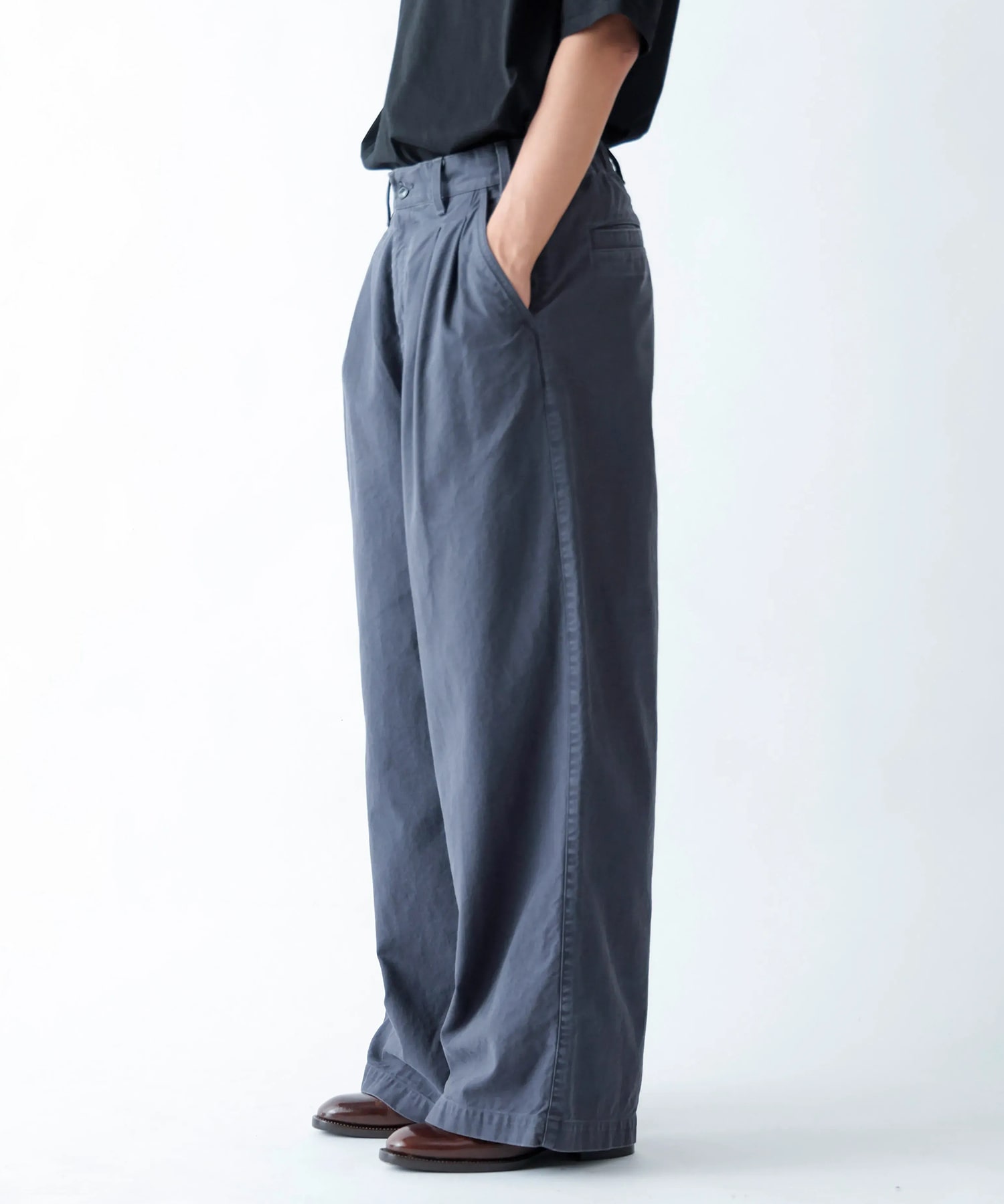 CHINO WIDE TROUSERS New Manual