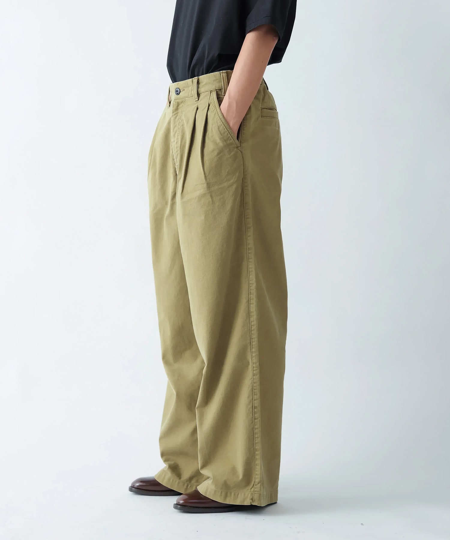 CHINO WIDE TROUSERS New Manual