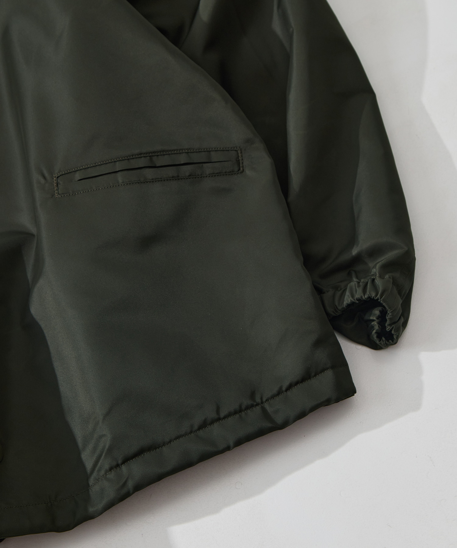 Washed Nylon Coach Jacket FW blurhmsROOTSTOCK