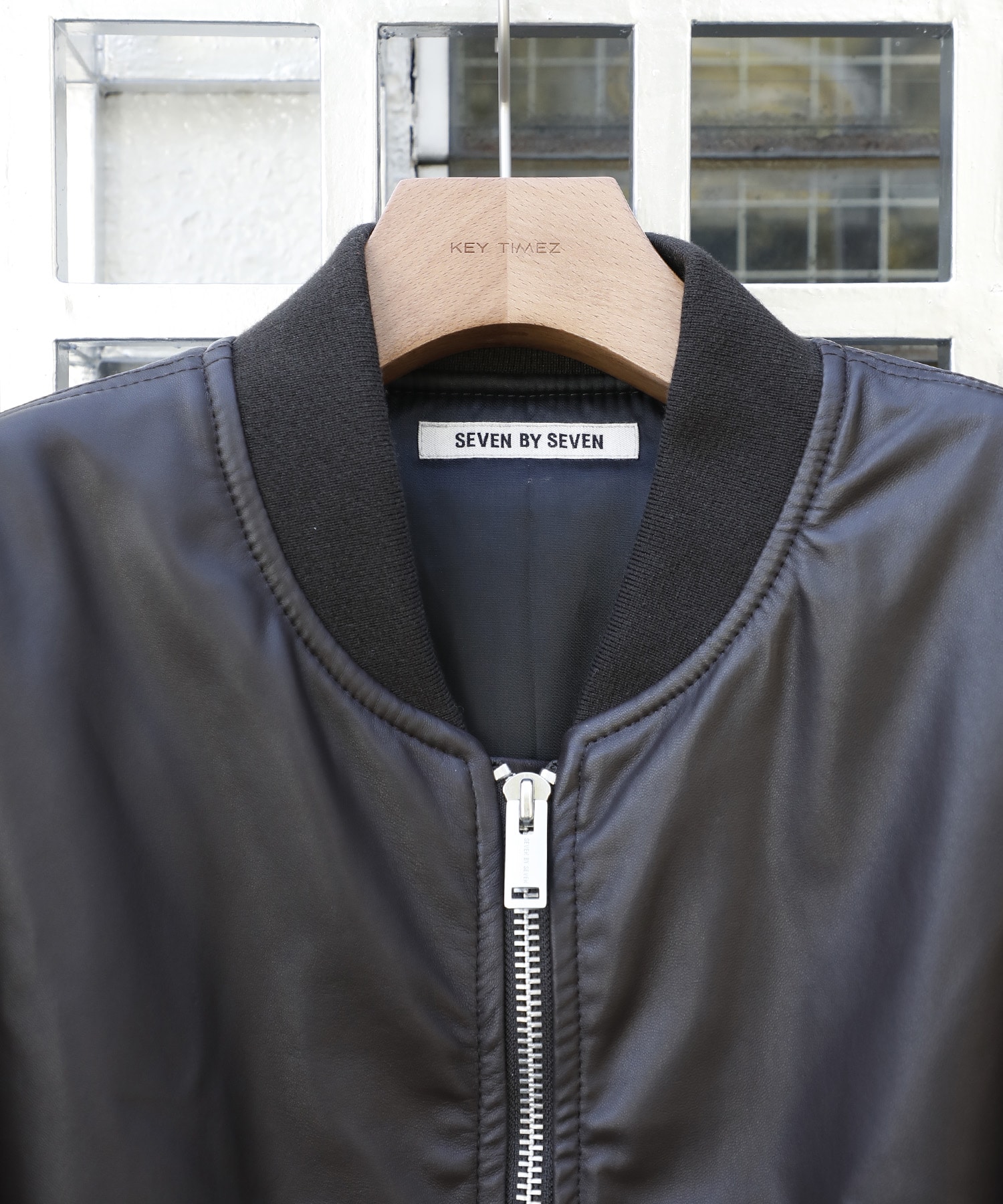 別注 MA-1 LEATHER BLOUSON -Sheep Leather- SEVEN BY SEVEN