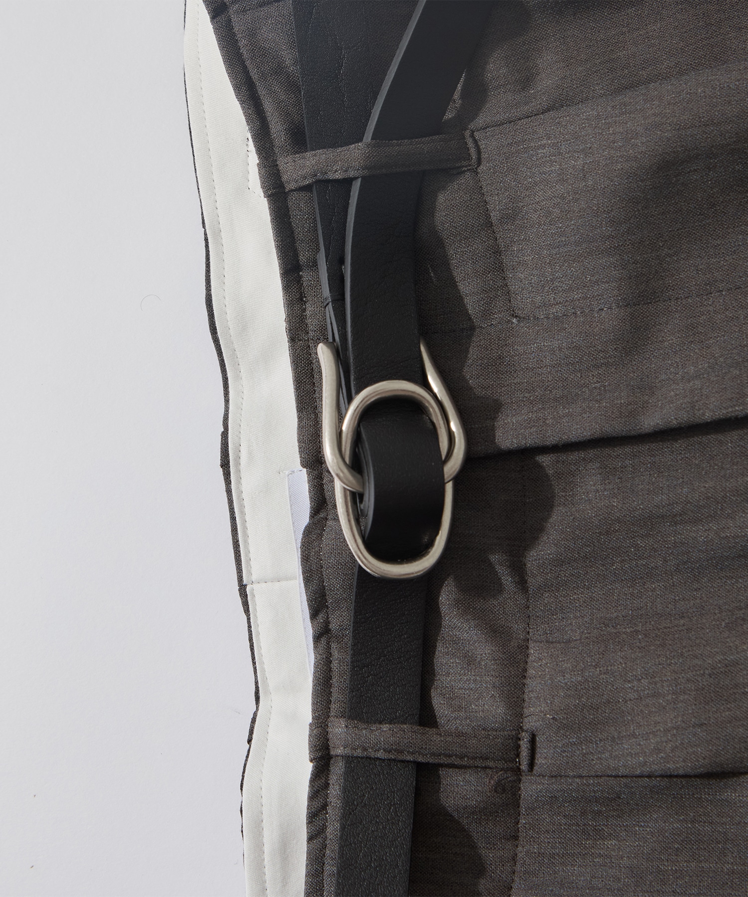 Double Buckel Leather Belt YOKE
