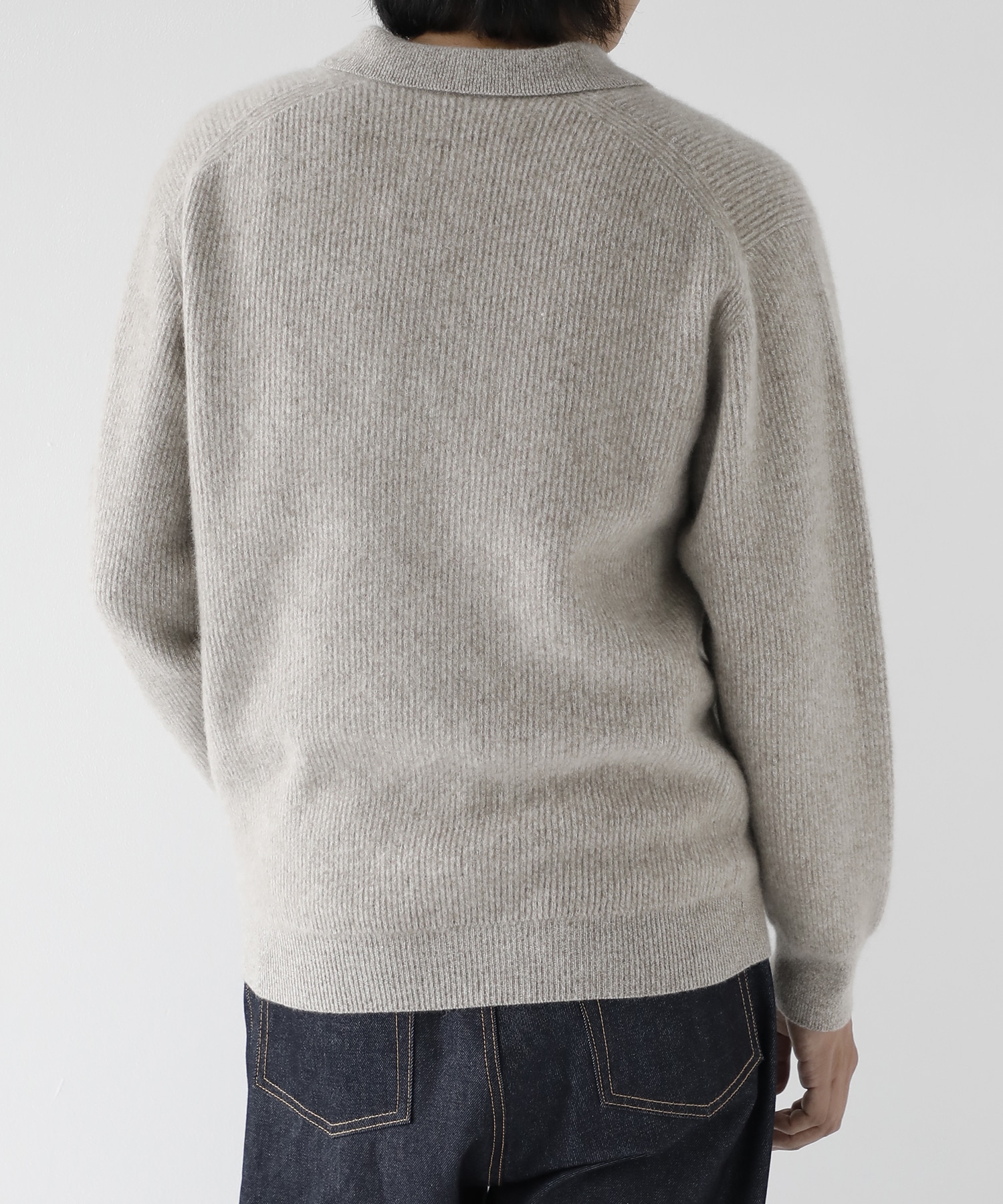 CASHMERE FOX POLO BATONER