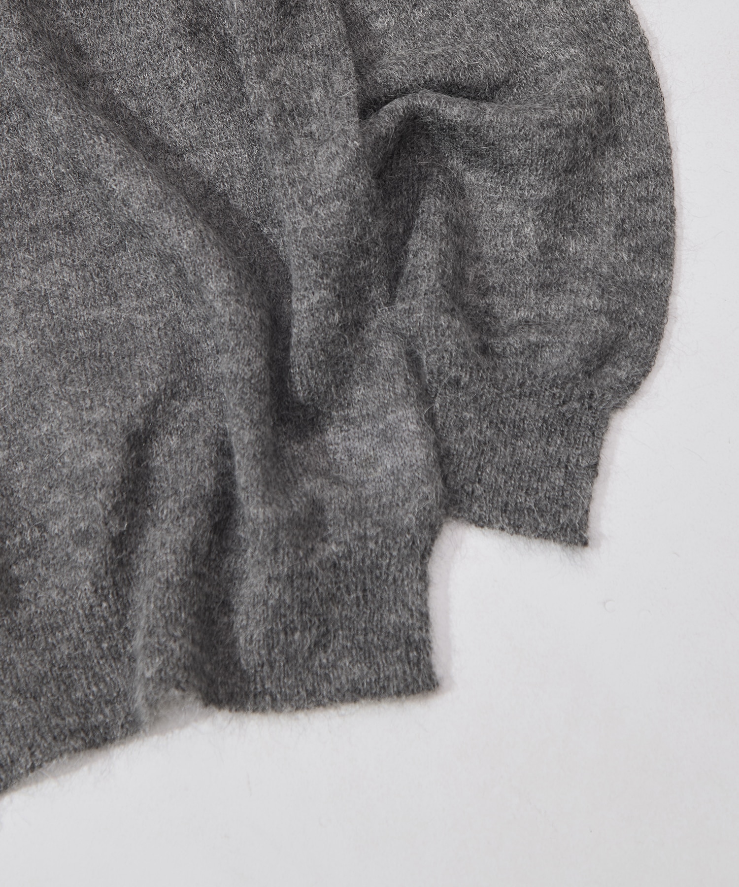 SUPER KID MOHAIR HENRY NECK KNIT YLEVE