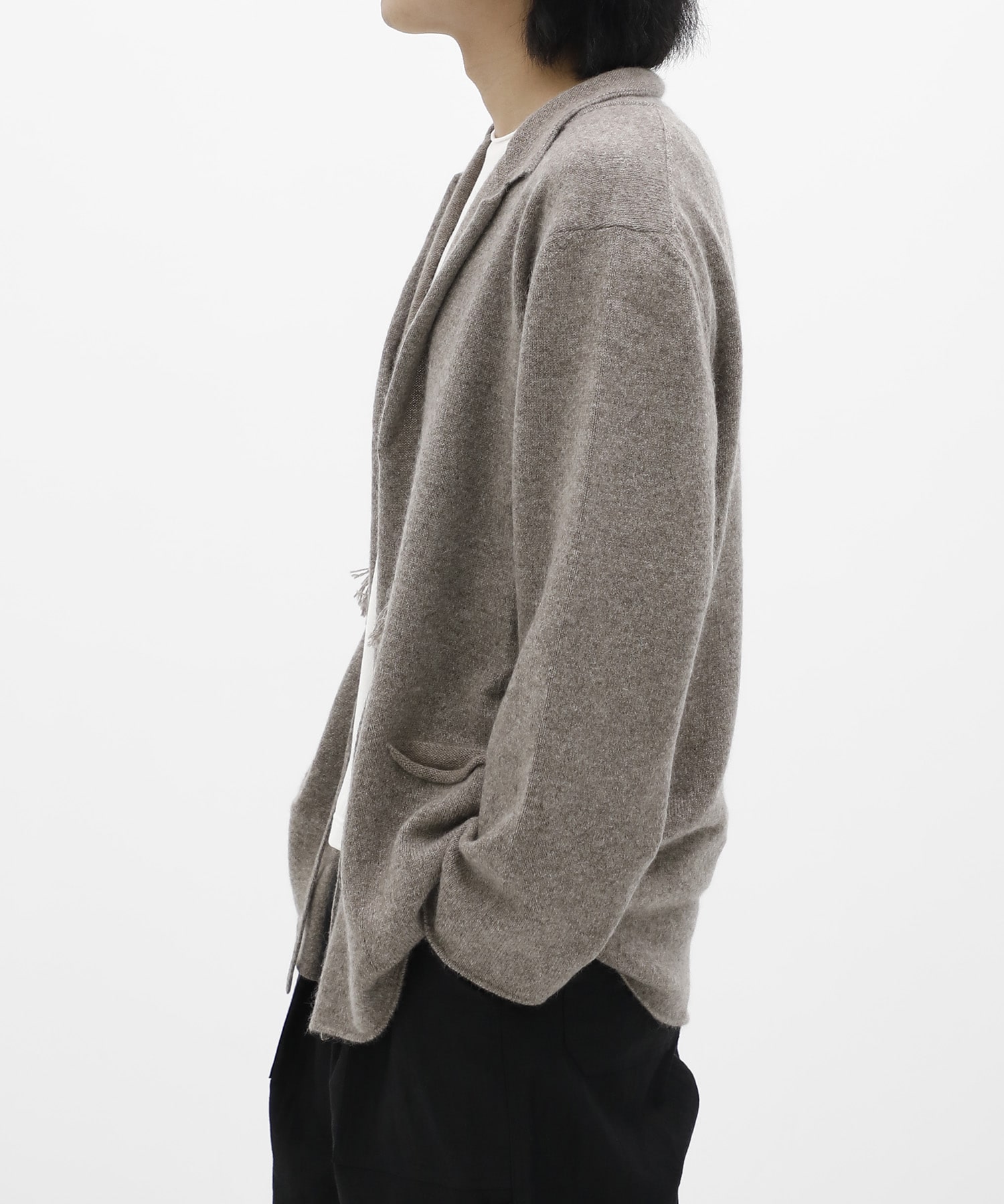 Yak Merino Knit Jacket blurhms