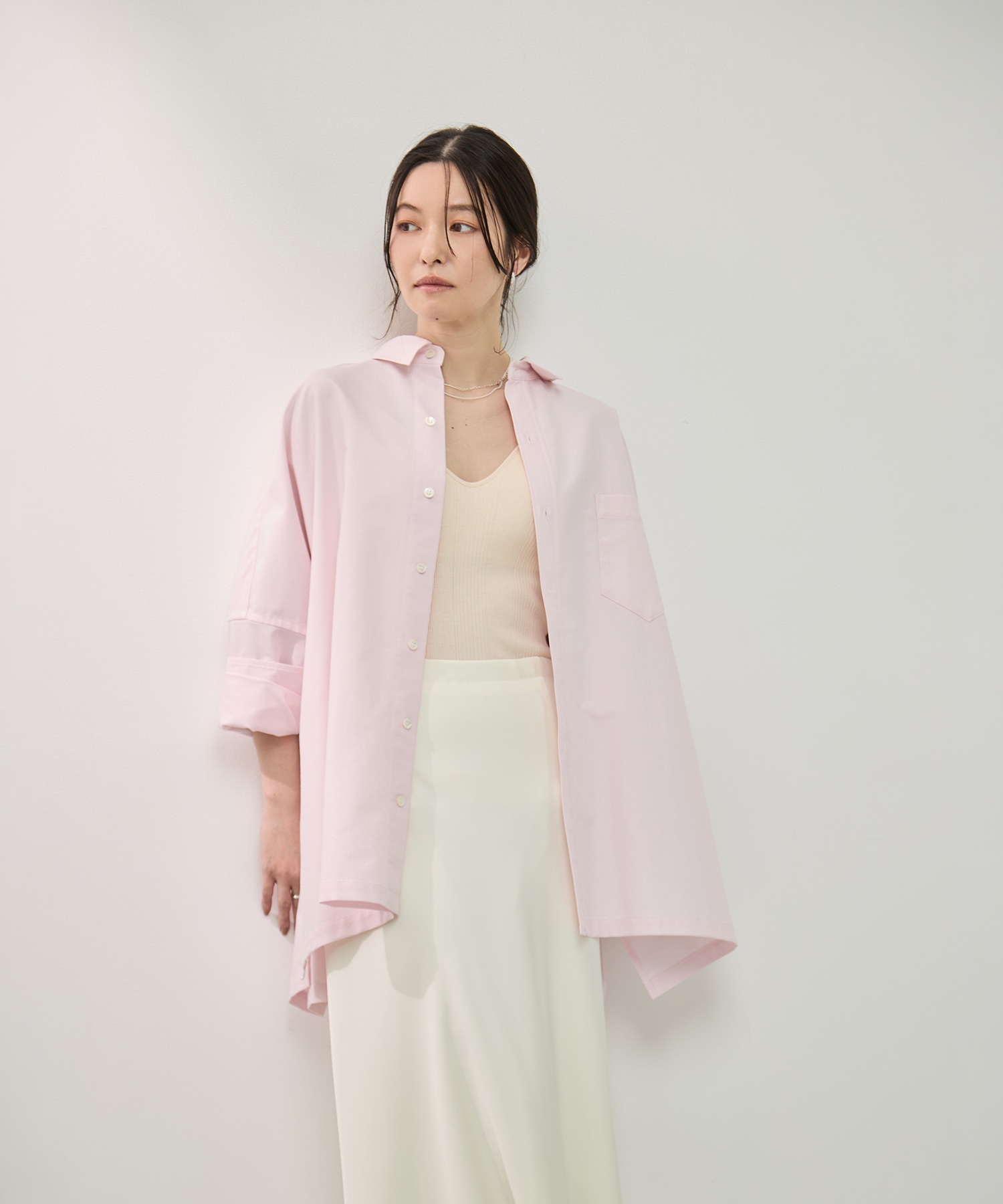 スーピマブレンドrelaxシャツ KEY TIMEZ