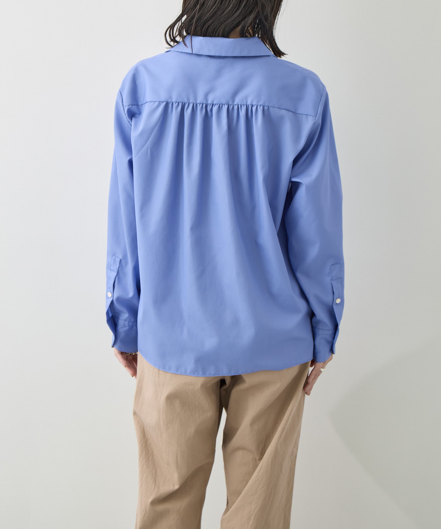 Cotton Broad French Shawl Collar Shirt blurhms
