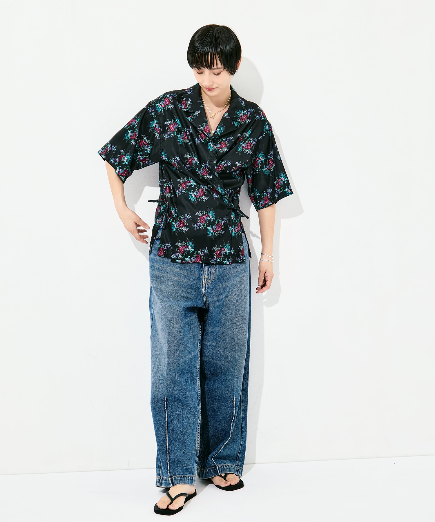 flower satin SH FUMIE=TANAKA