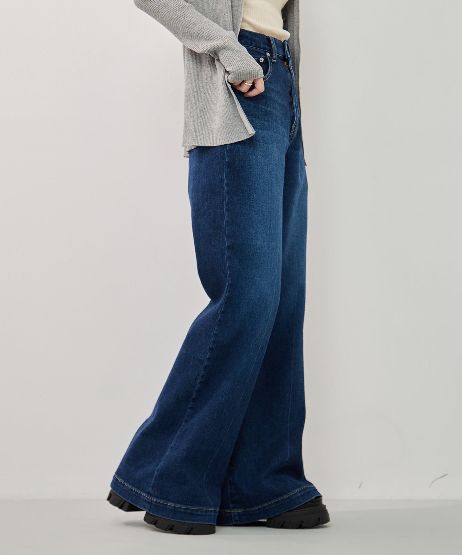 ストレッチフレアデニム KEY TIMEZ