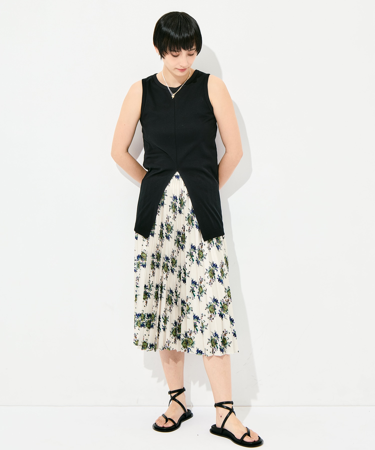 flower pleats SK FUMIE=TANAKA