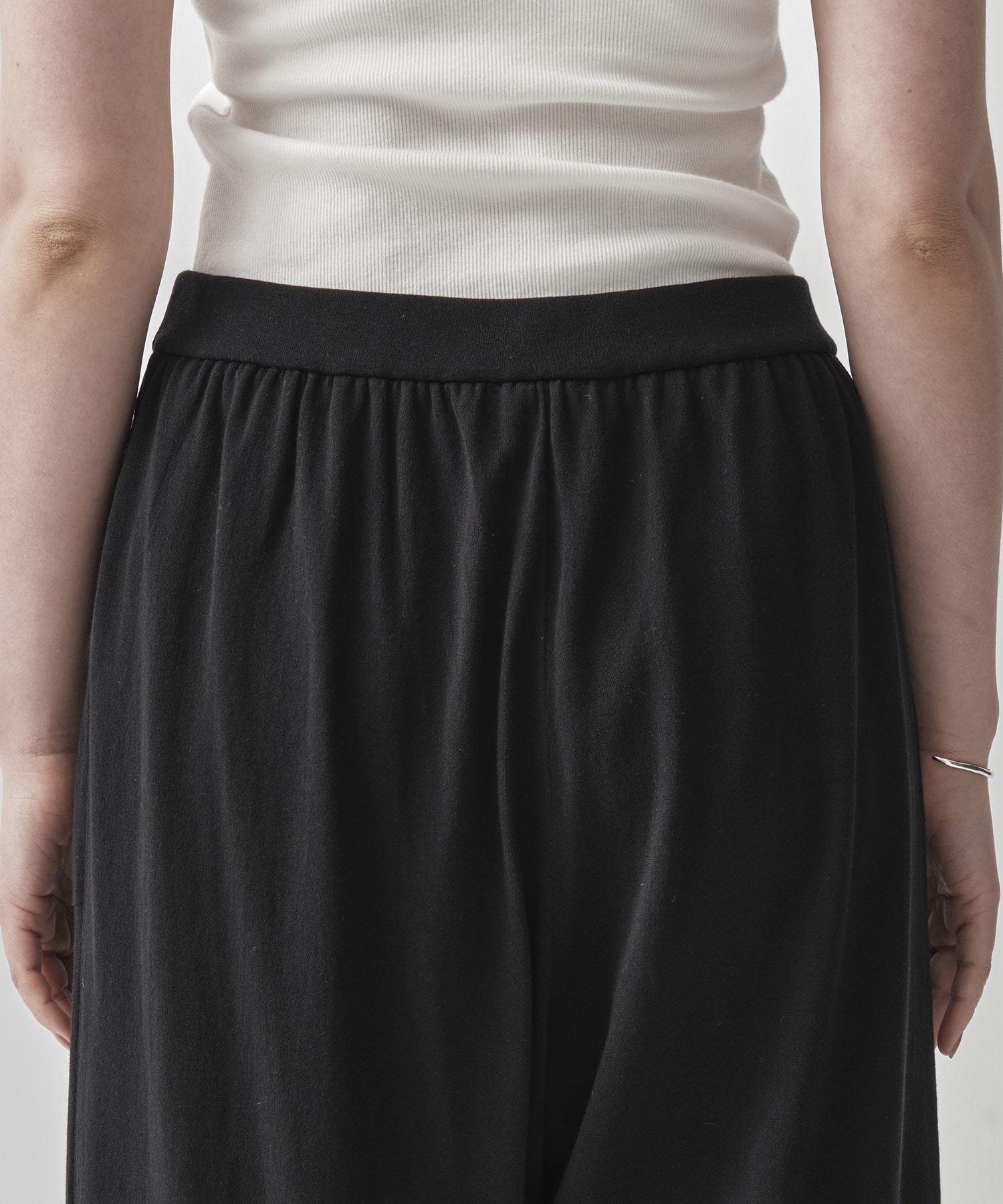 HIGH TWIST COTTON WIDE EASY PANTS ATON