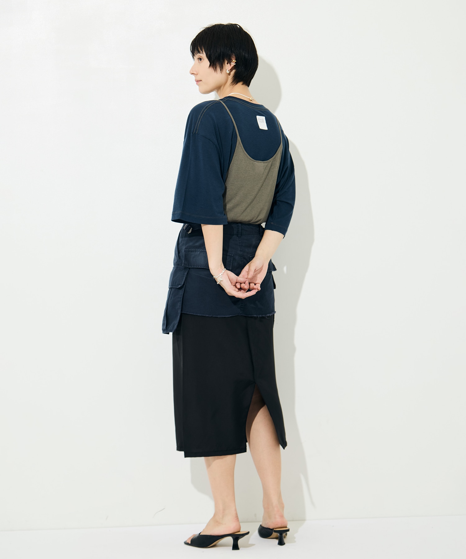 Cargo Layered Skirt INSCRIRE