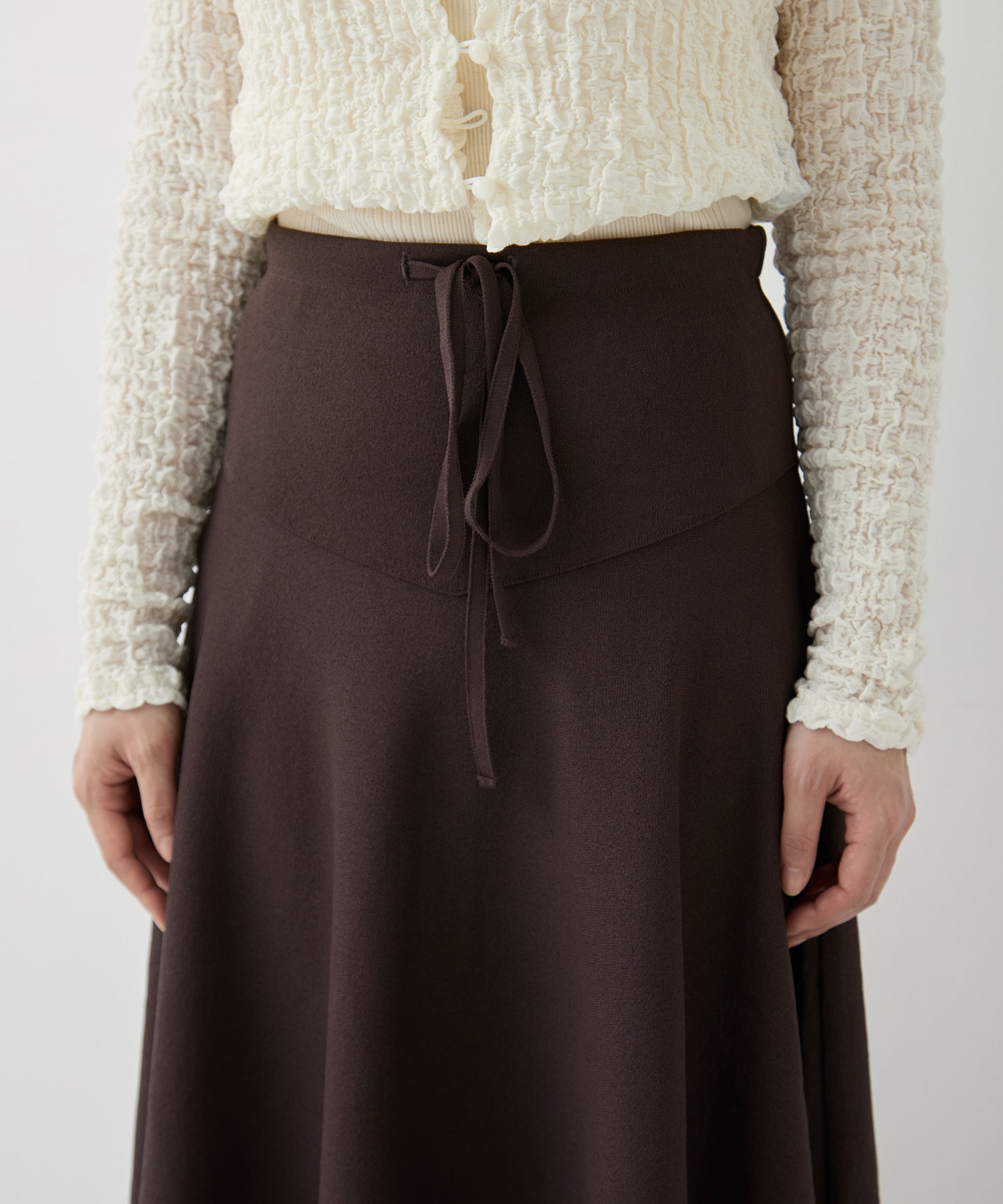 Dry Knit Flare Skirt WRAPINKNOT
