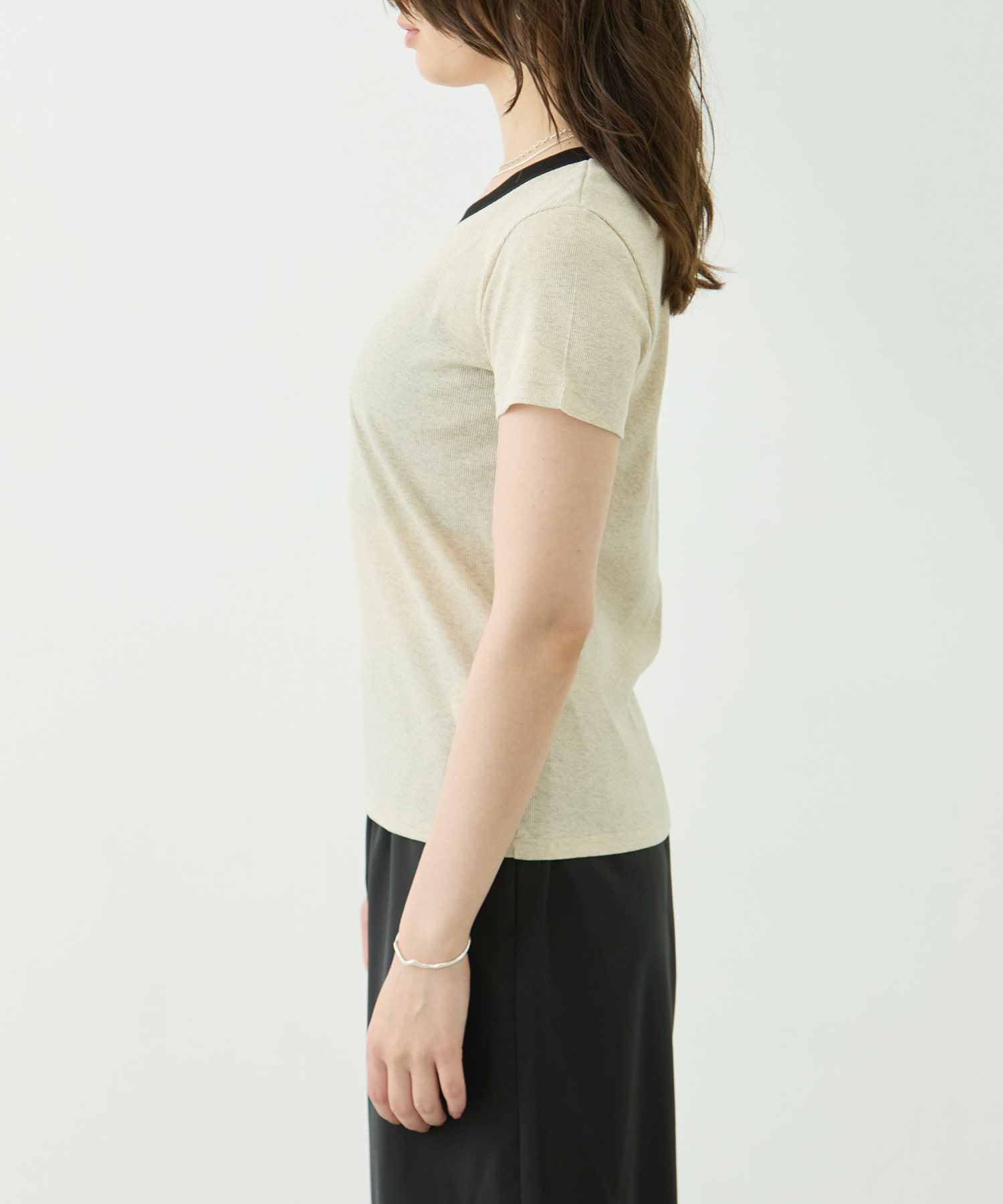 Contrast Trim Short Sleeve T GOOD PEOPLE GOOD STITCHING GOOD PRODUCT