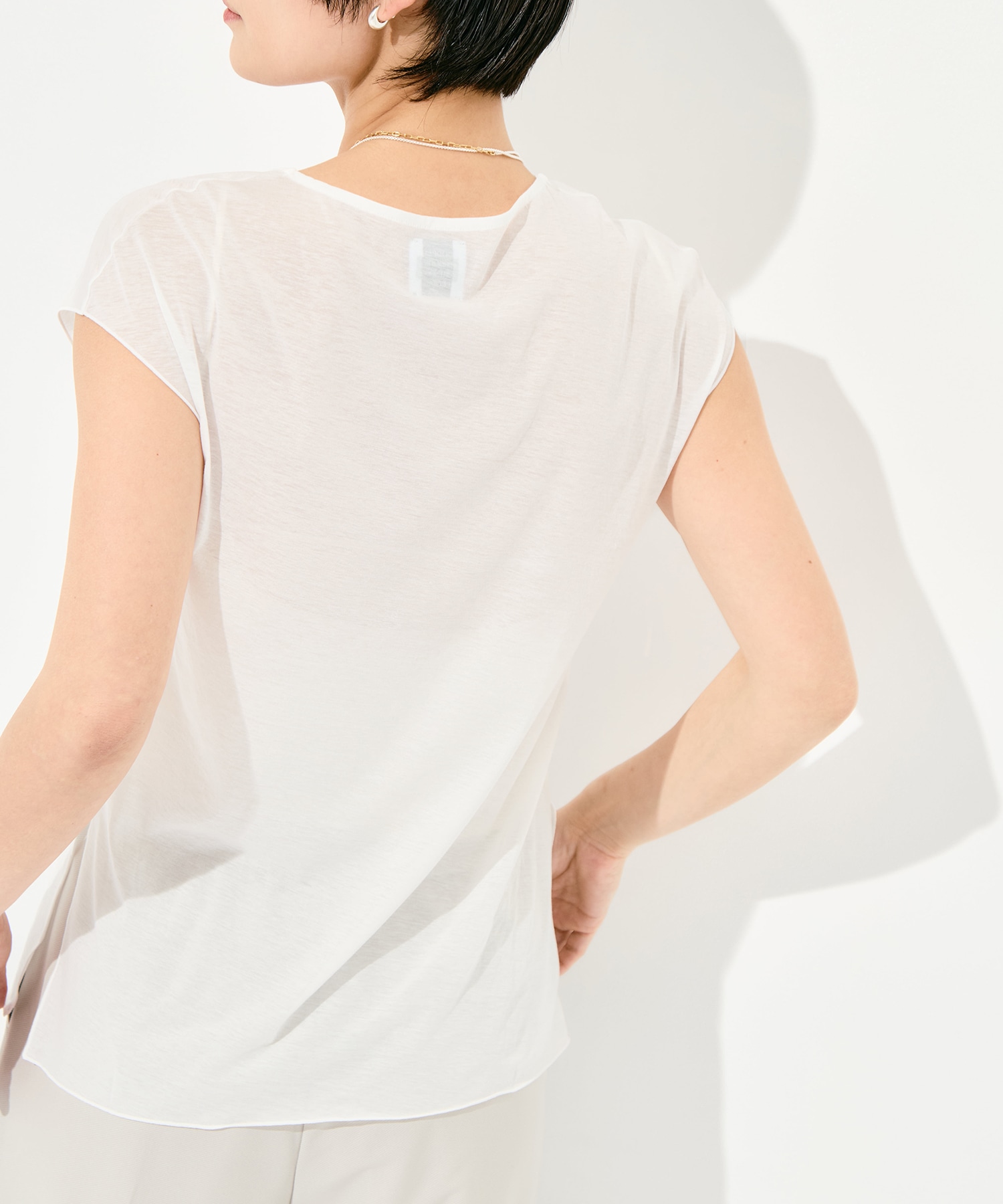 Side Slit French Sleeve T GOOD PEOPLE GOOD STITCHING GOOD PRODUCT