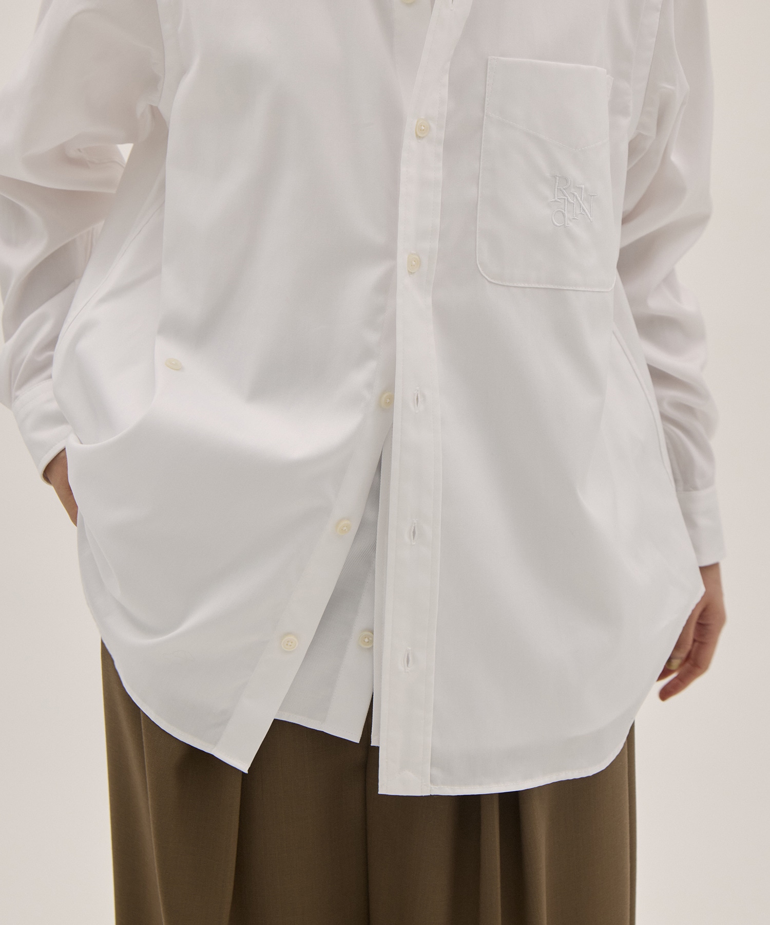 Double Layer Button-down Shirt - Oxford RhodolirioN