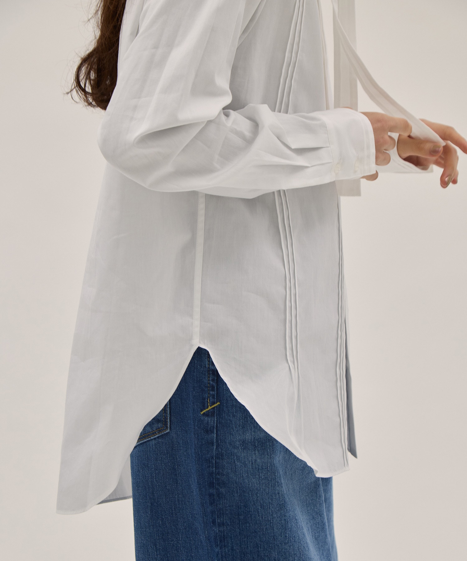 Ribbon Tie Blouse - Solid＆Leopard RhodolirioN