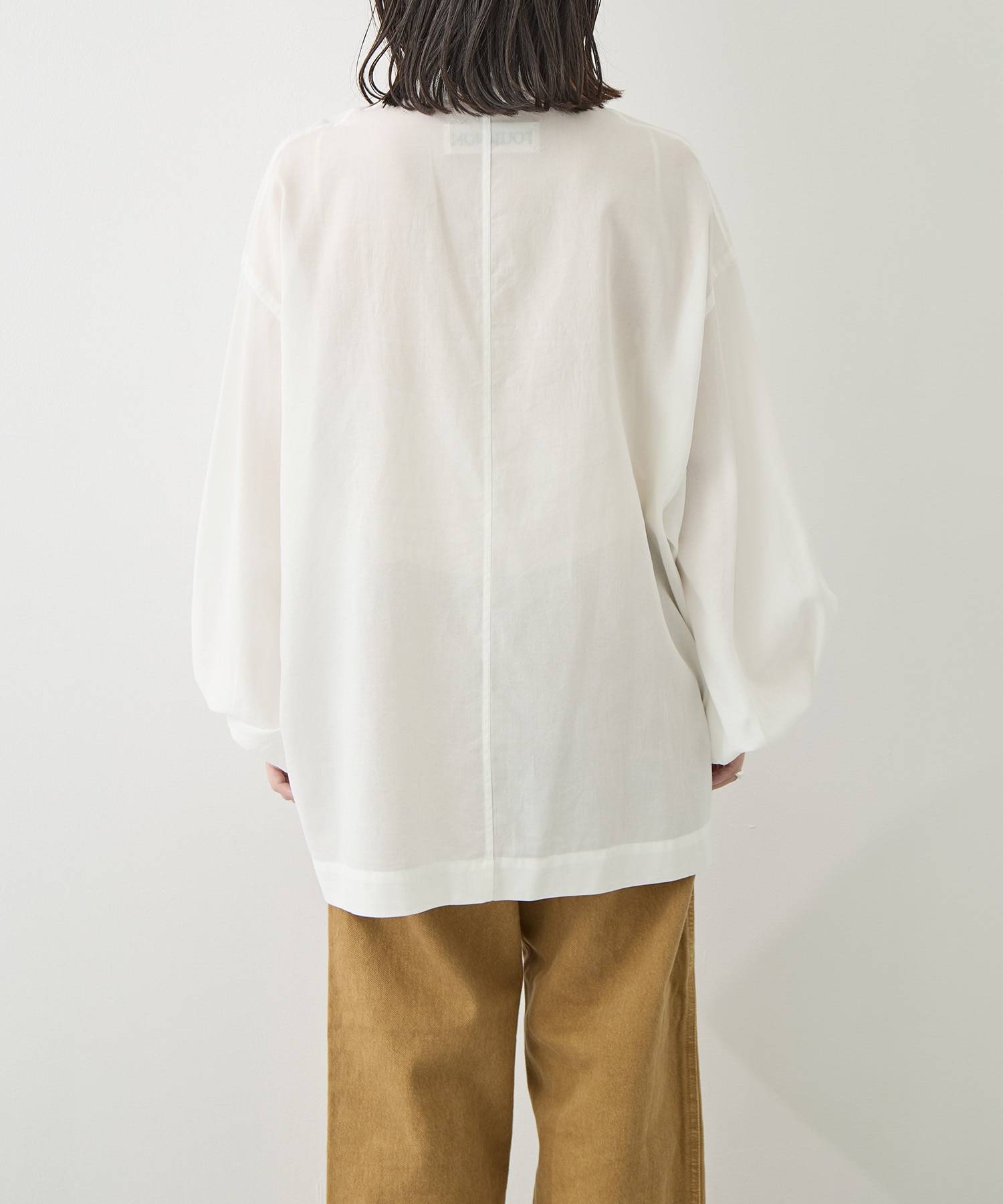 COTTON GEORGETTE OVER SHIRTS TOURNON.