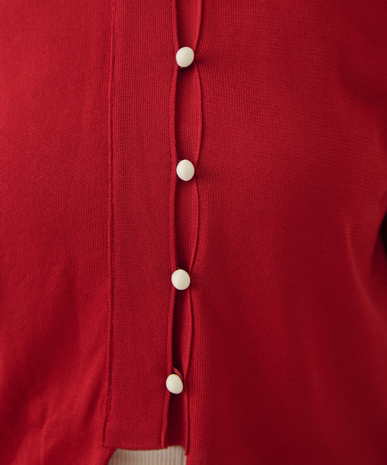 別注MULTI BUTTON KINT BLOUSE TAN