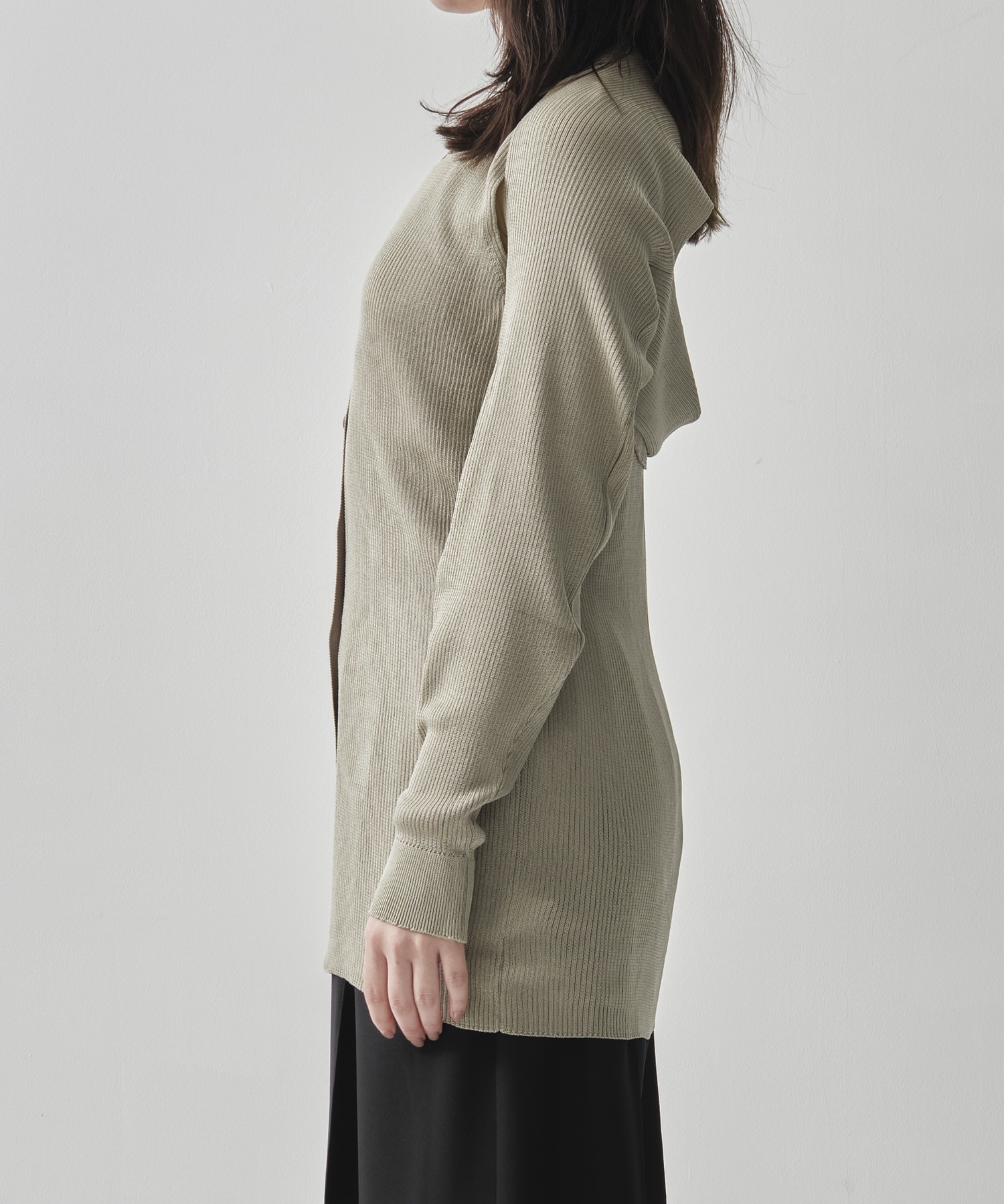 2-PIECE RIBBED CARDIGAN TAN