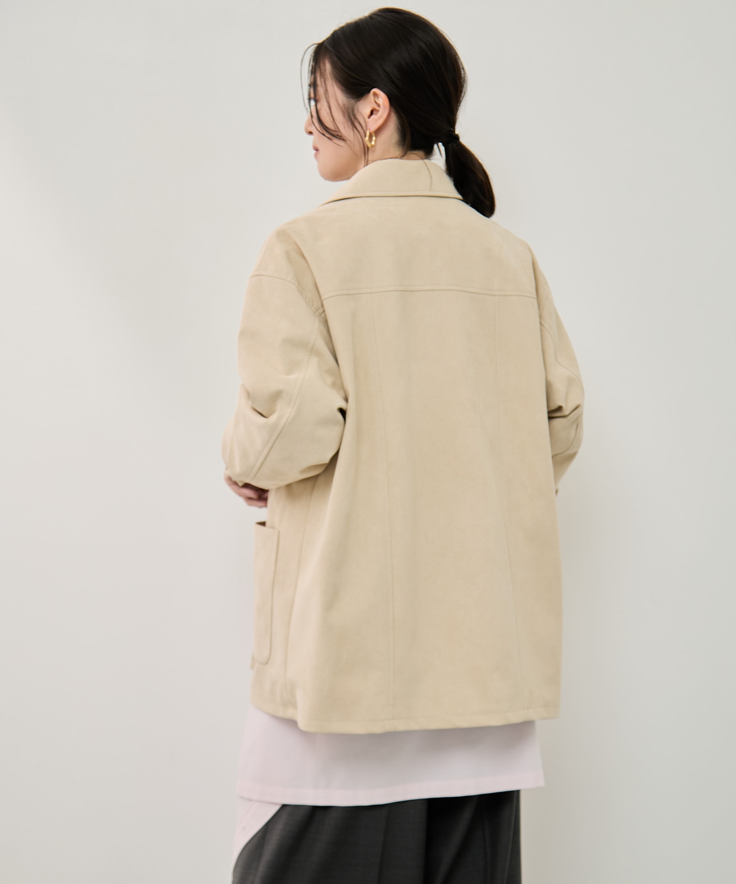 マイクロスエードカバーオール KEY TIMEZ