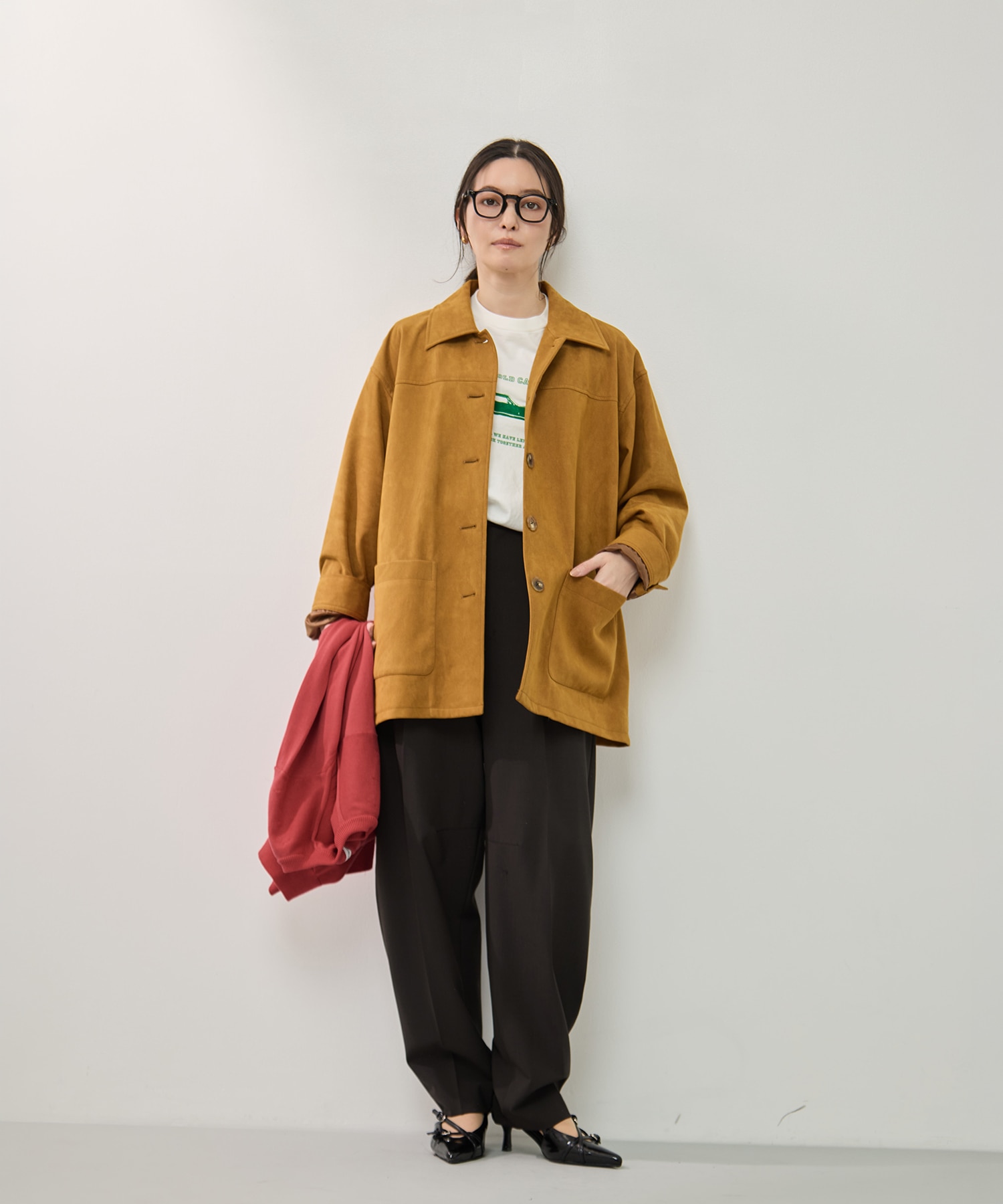 マイクロスエードカバーオール KEY TIMEZ