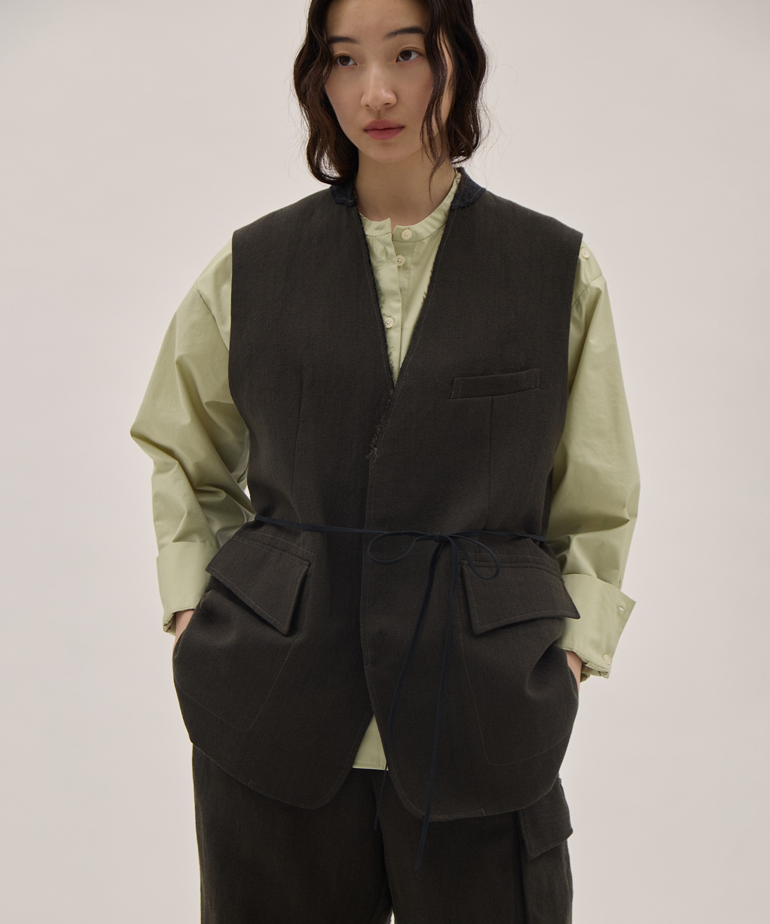 別注2way Blouse muller of yoshiokubo