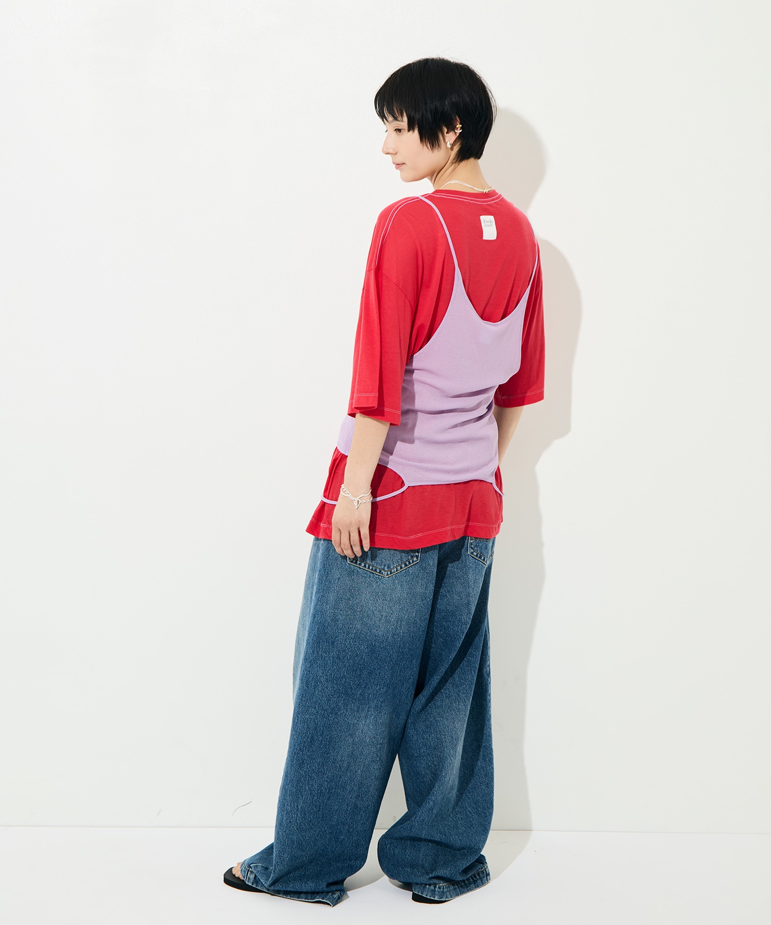 Camisole Top & Loose-fitting Tee - Unit Tops RhodolirioN