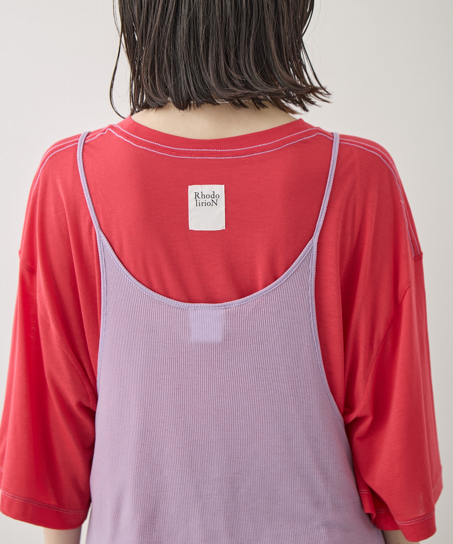 Camisole Top & Loose-fitting Tee - Unit Tops RhodolirioN