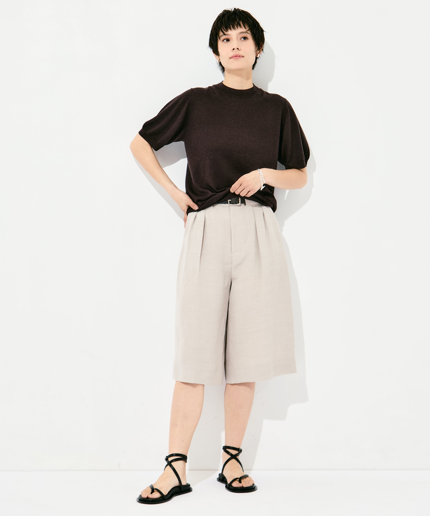 SILK CASHMERE S/S KNIT FUJI