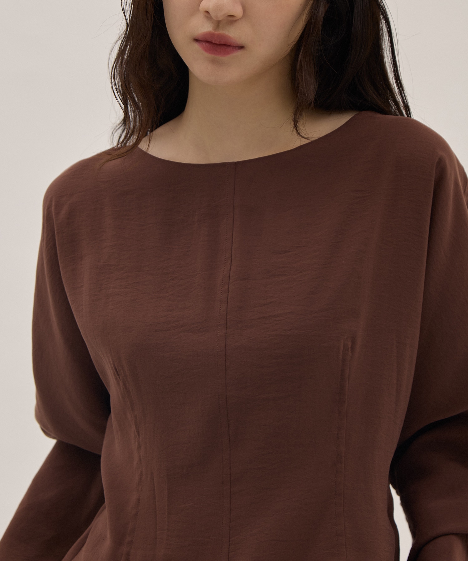 RAYON-POLYESTER BROAD BLOUSE YLEVE