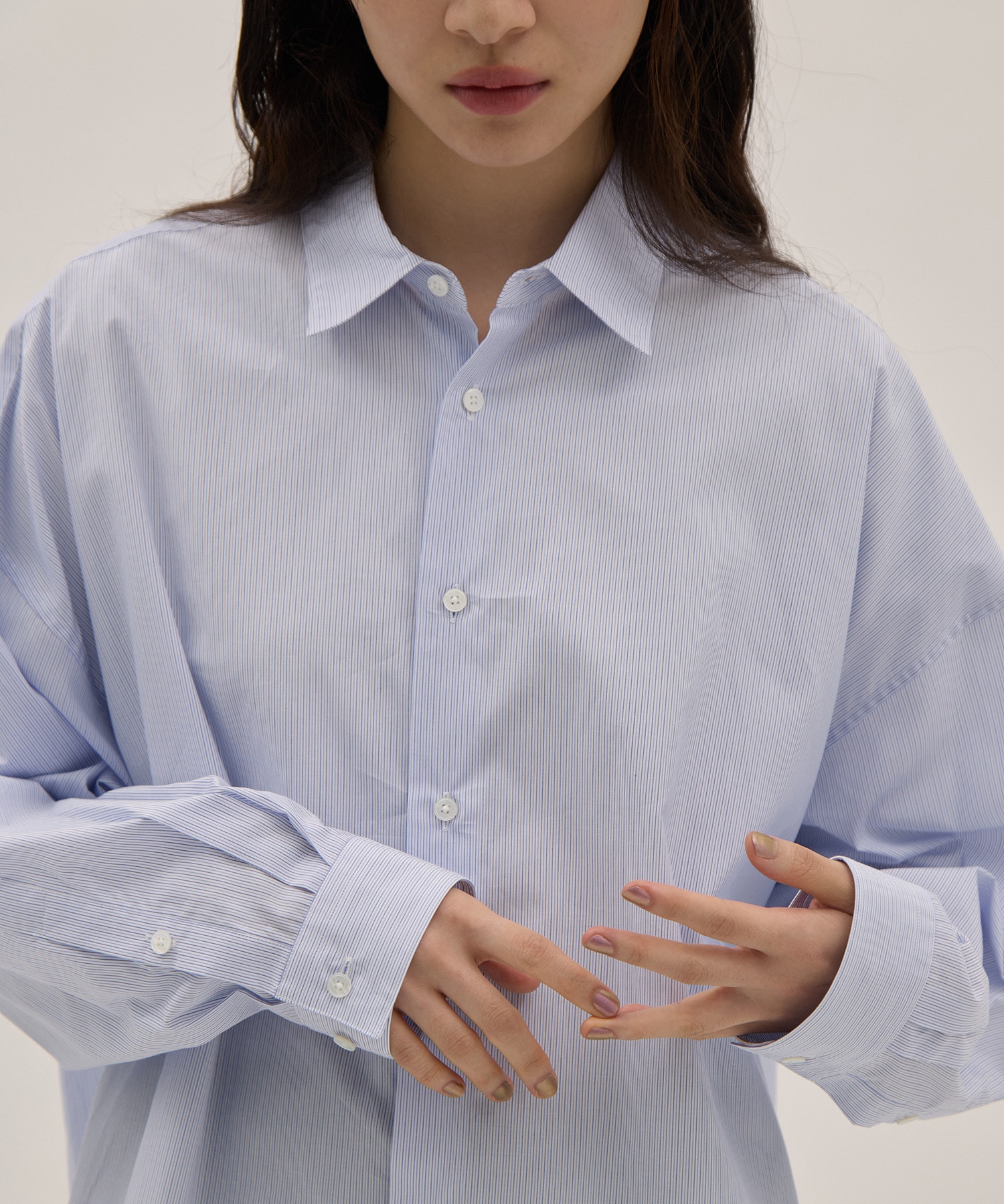 GIZA COMPACT STRIPE OVERSIZED SHIRTS ATON