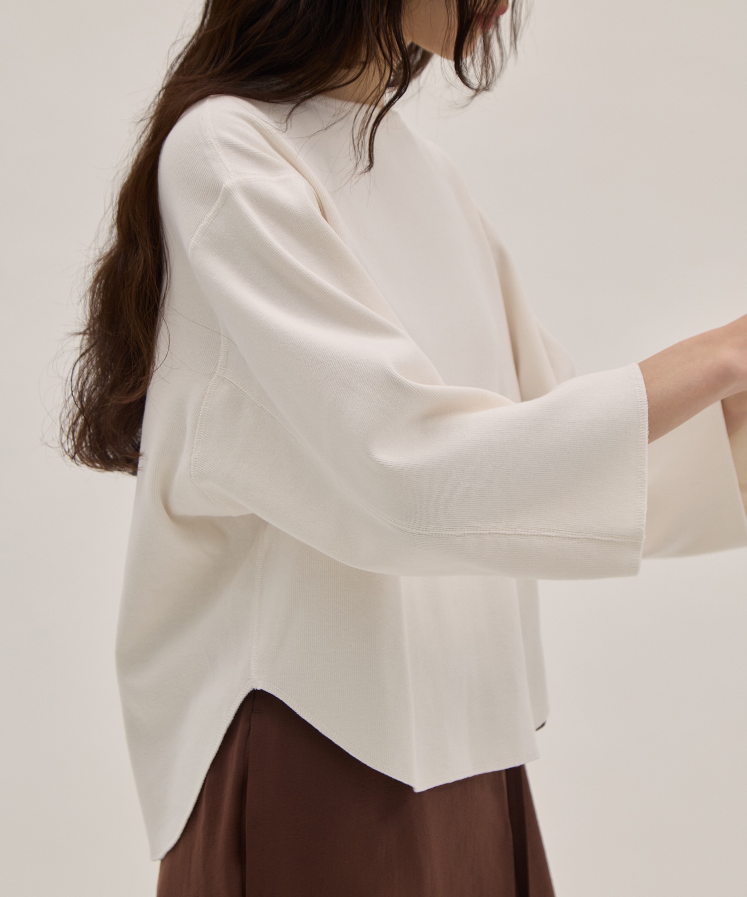 COTTON RIB PULLOVER YLEVE