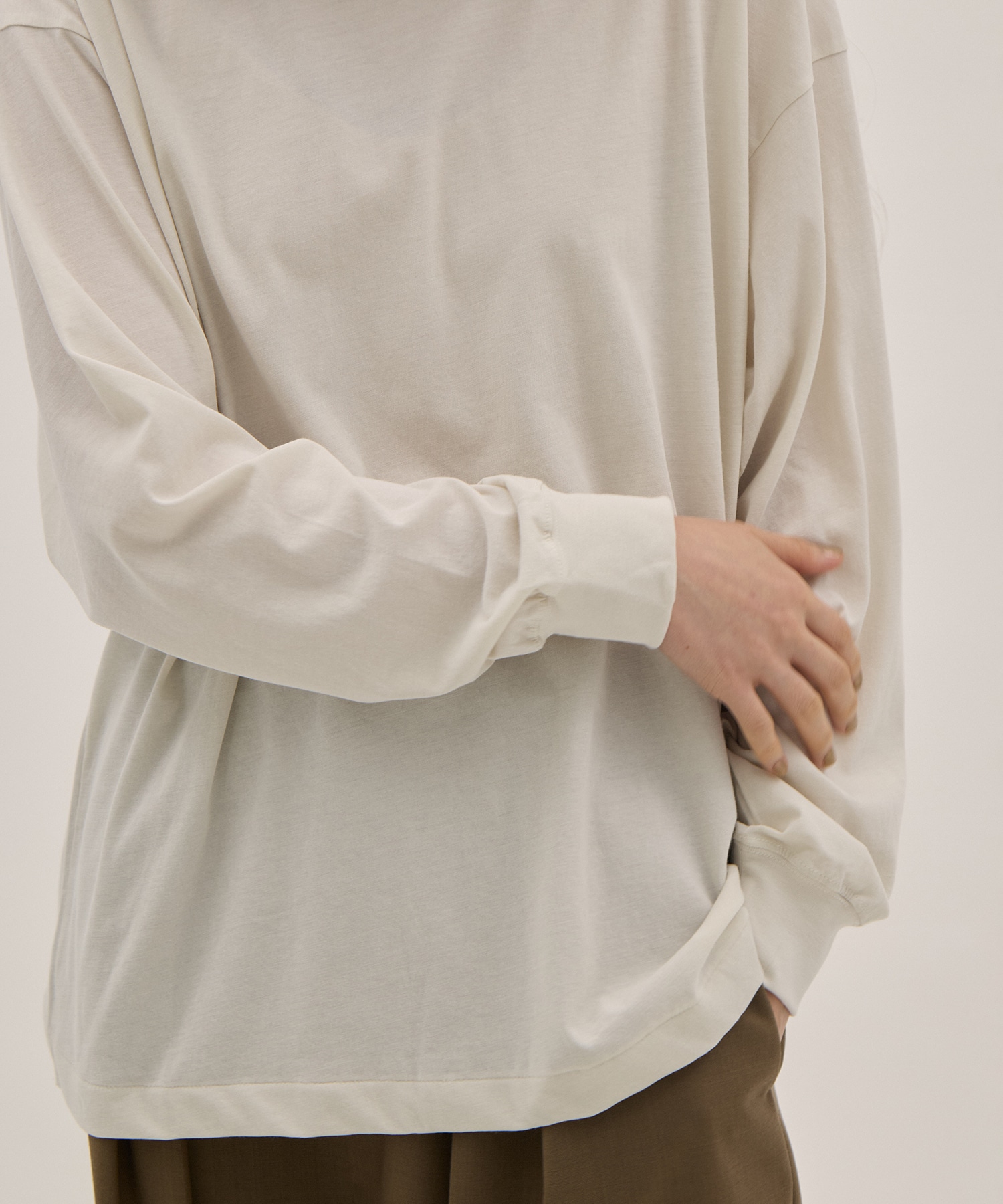 FRESCA NUBACK OVERSIZED PULLOVER ATON