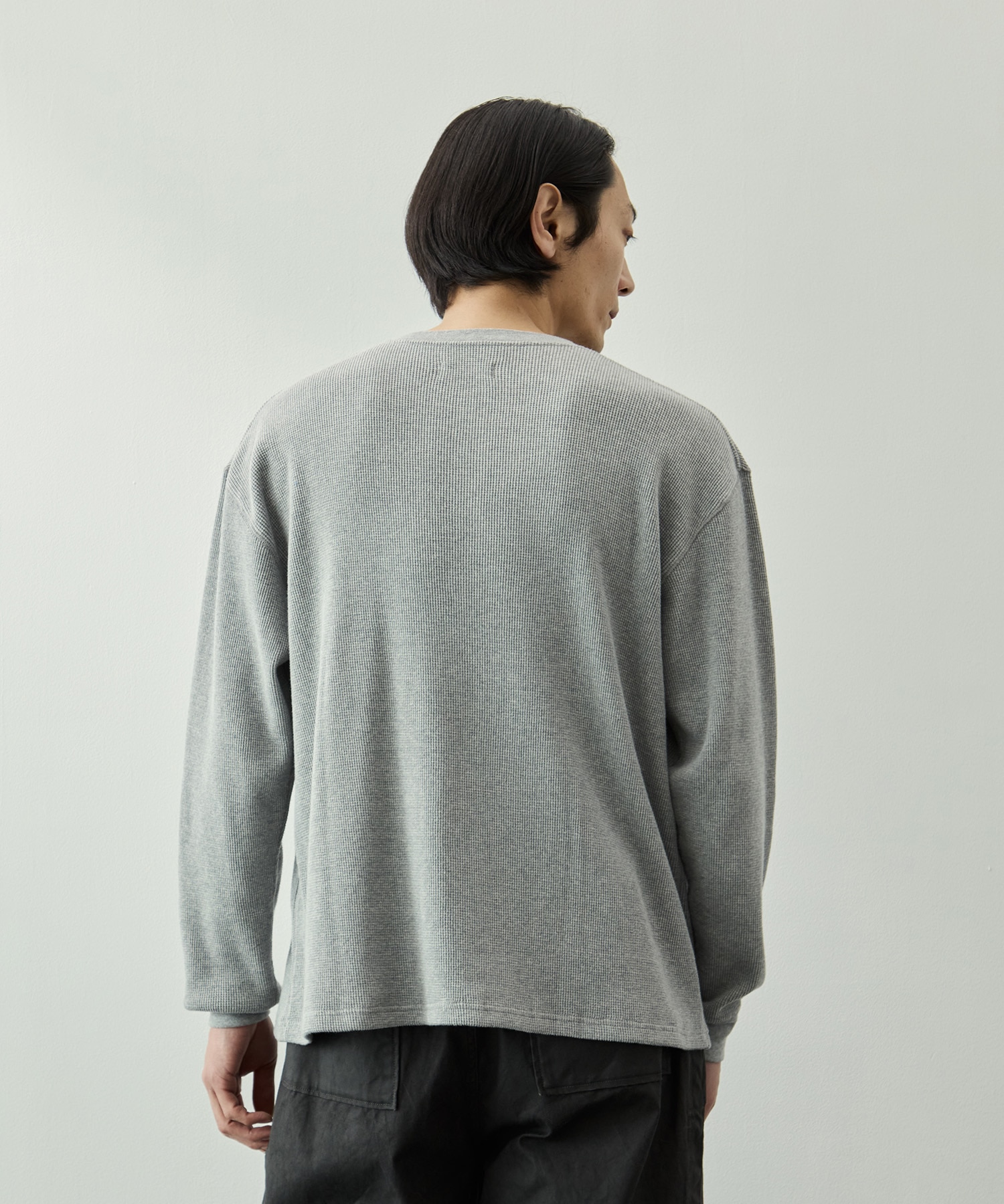 ソフトワッフルヘンリーTee L/S KEY TIMEZ