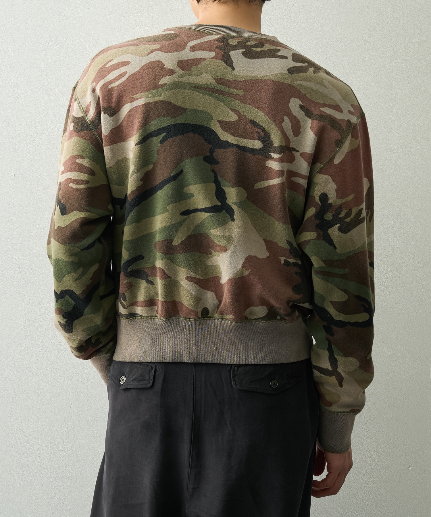 Camo Sweat Cardigan KHOKI