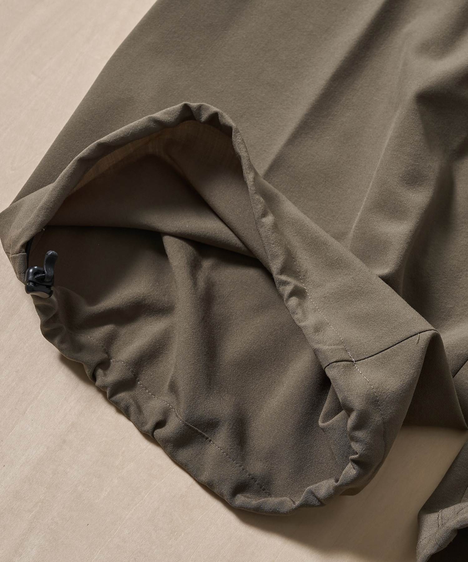 Wool Washer Tropical 2pleated Easy Trousers YOKE