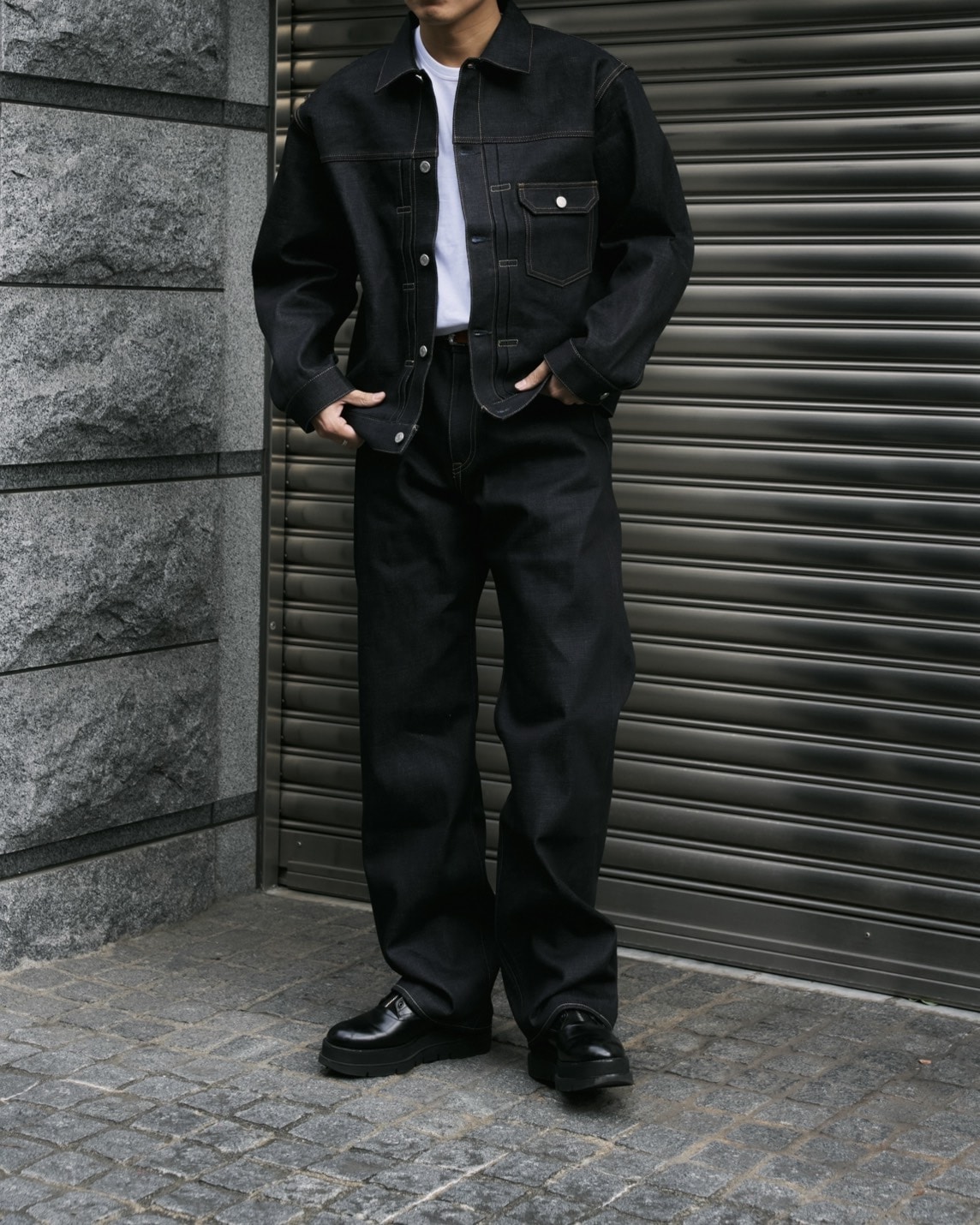 #001 STANDARD DENIM JACKET 14.7oz MOMOTARO JEANS