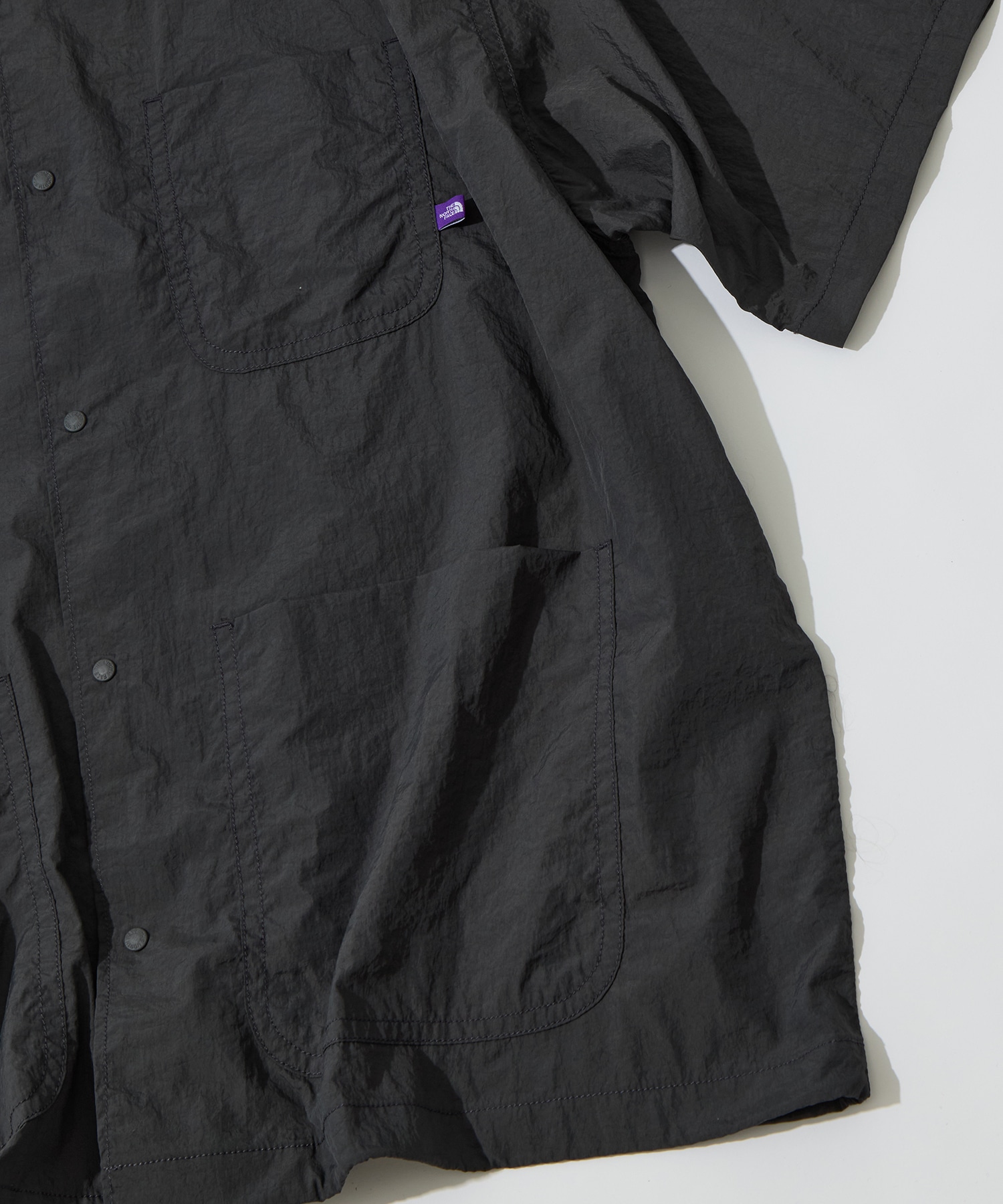 Nylon Taffeta Field S/S Shirt THE NORTH FACE Purple Label