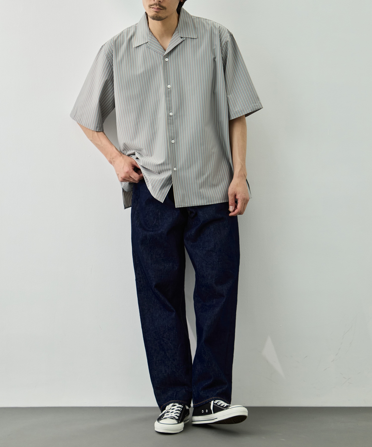 46G Stripe Ether Shirt KANEMASA PHIL.