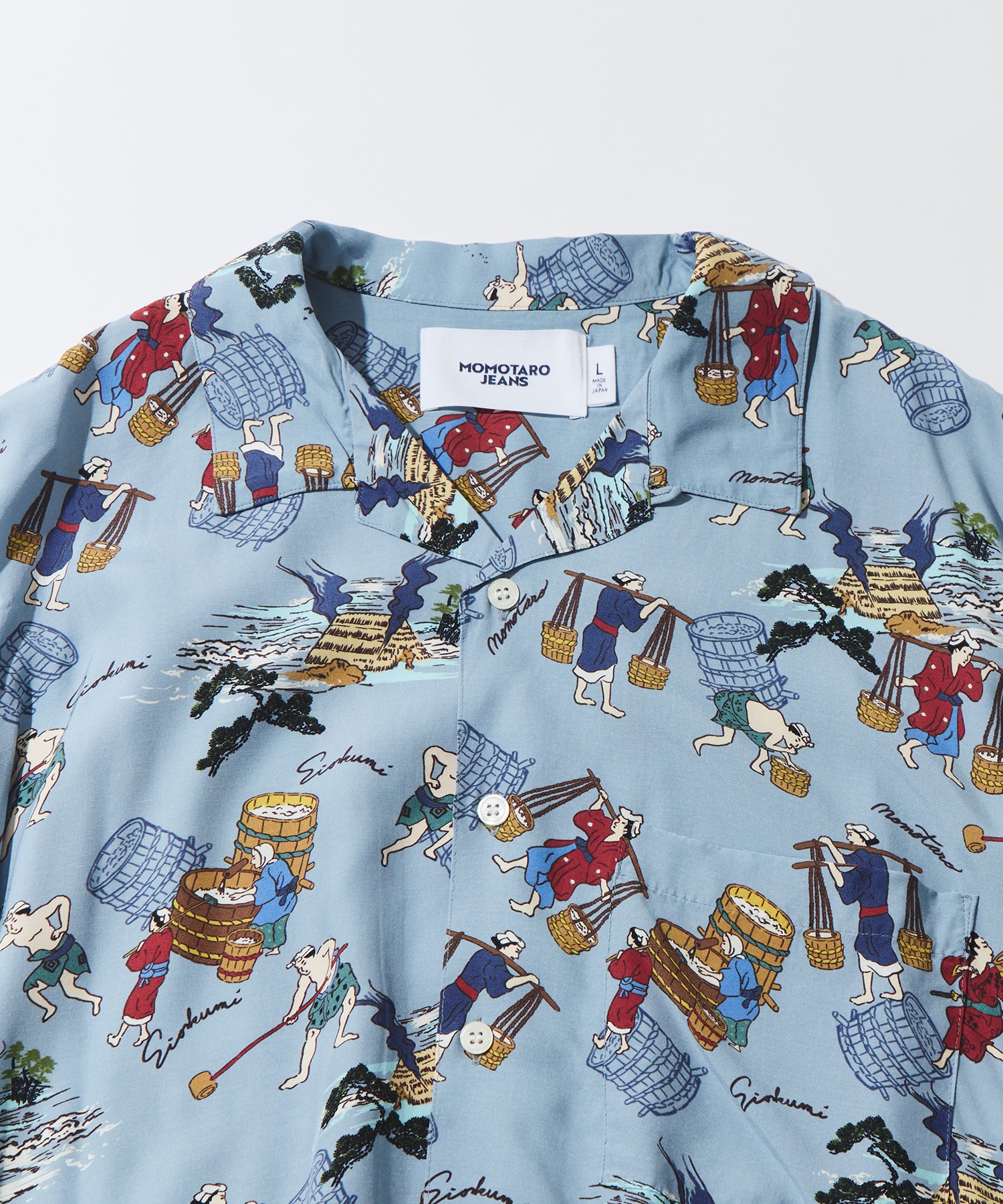 RAYON S/S SHIRT MOMOTARO JEANS