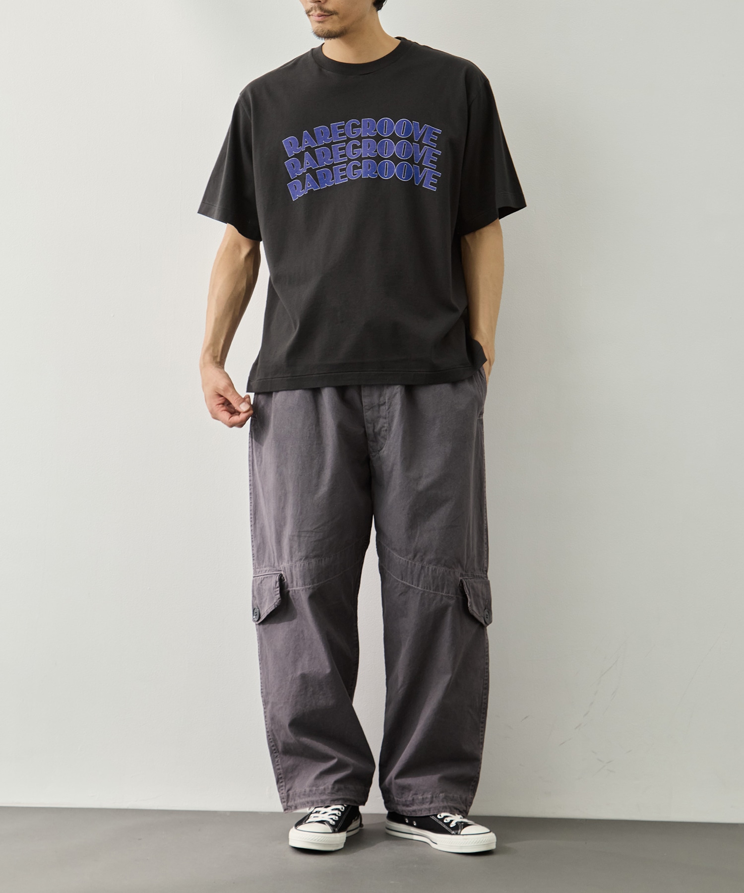 RAREGROOVE Print Tee WIDE blurhmsROOTSTOCK