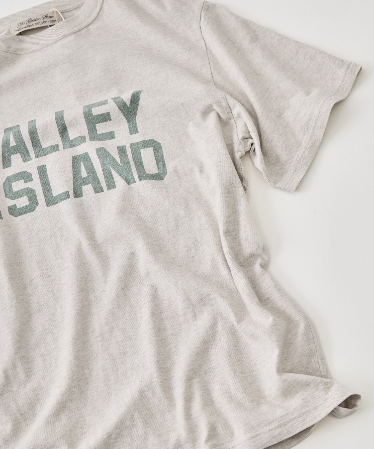 HARD SP加工20/-天竺レギュラーT(VALLEY ISLAND) REMI RELIEF