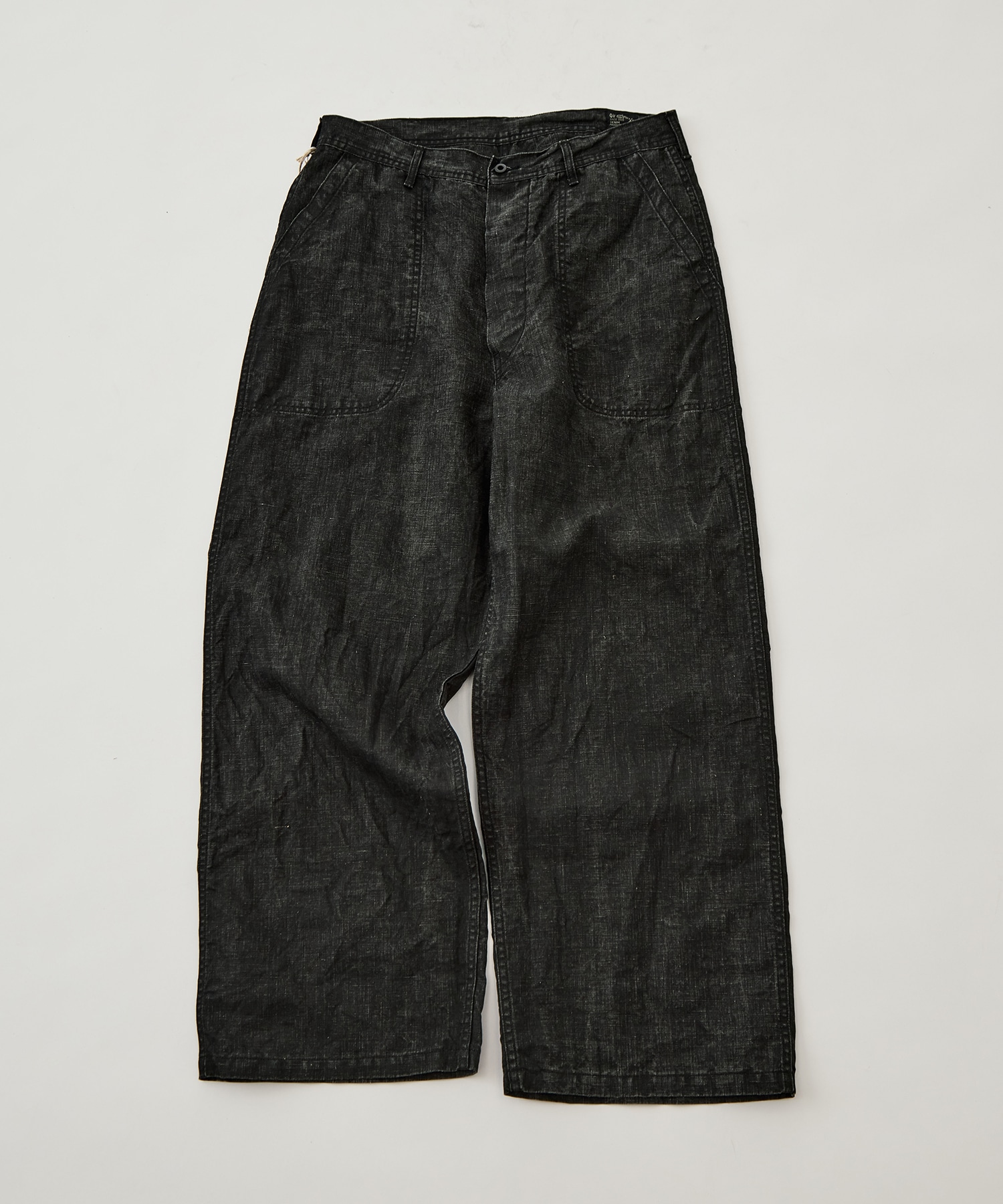 WWII 40S U.S NAVY SUMI COATED LINEN UTILITY TROUSERS orslow