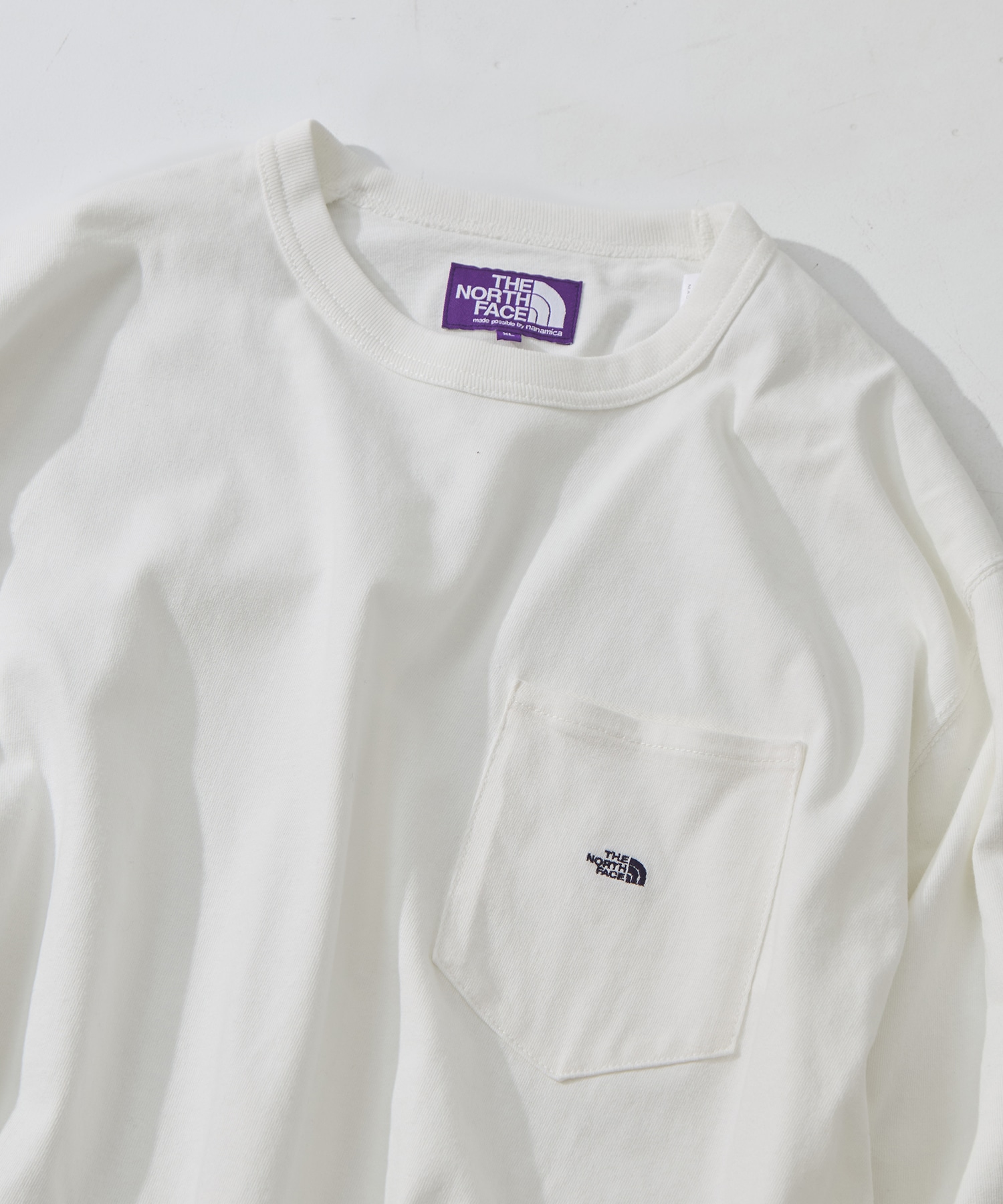 8oz Field Long Sleeve Pocket Tee THE NORTH FACE Purple Label