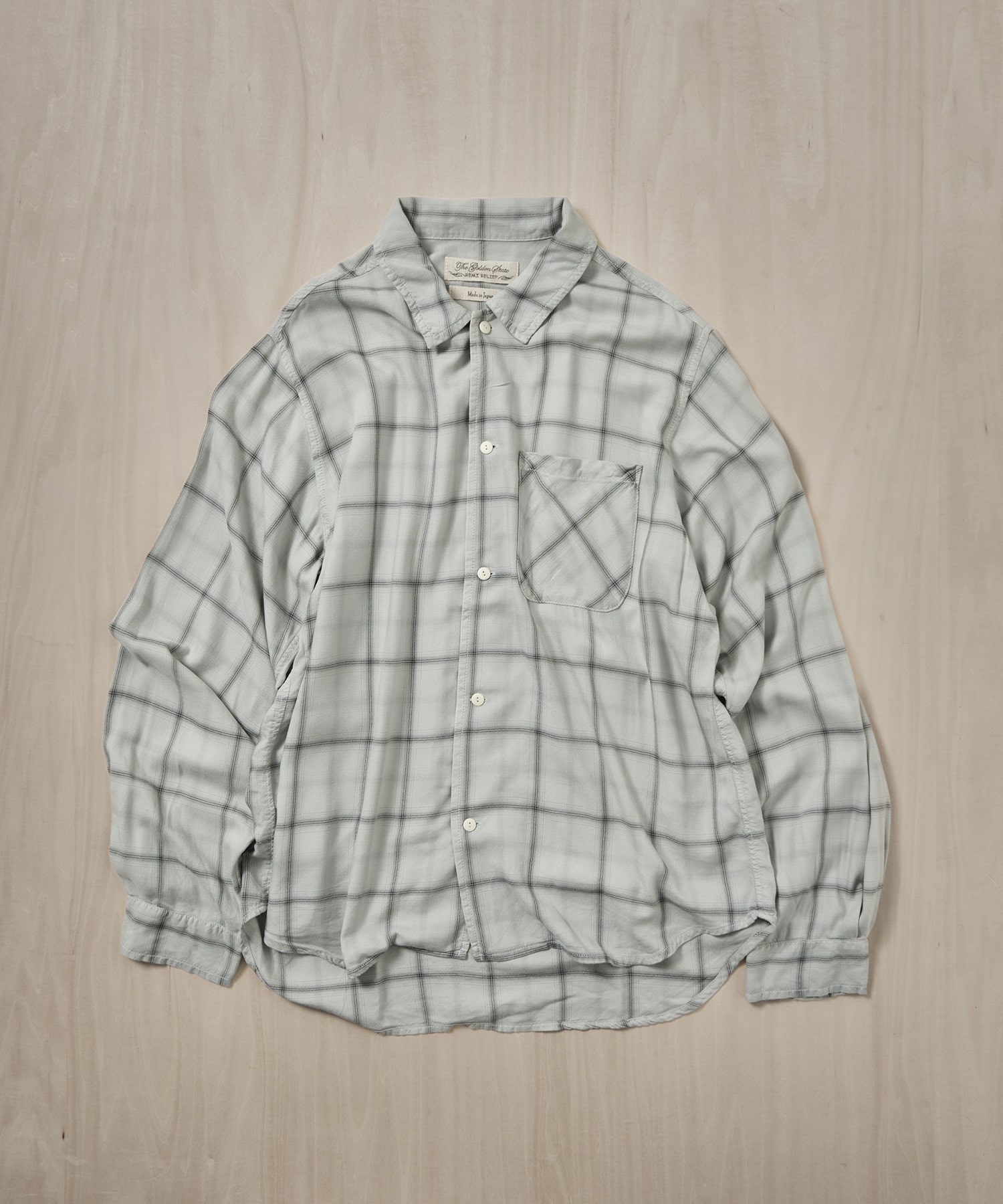 レーヨンツイルチェックシャツ REMI RELIEF