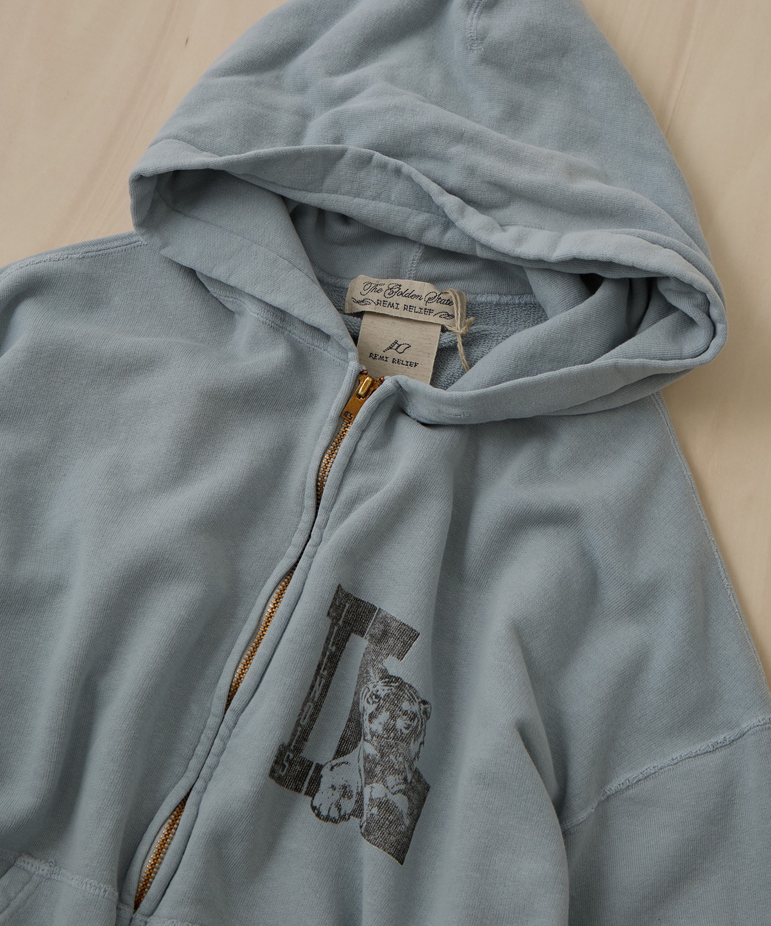 NEW SP加工3飛び裏毛ZIPパーカー(IL) REMI RELIEF