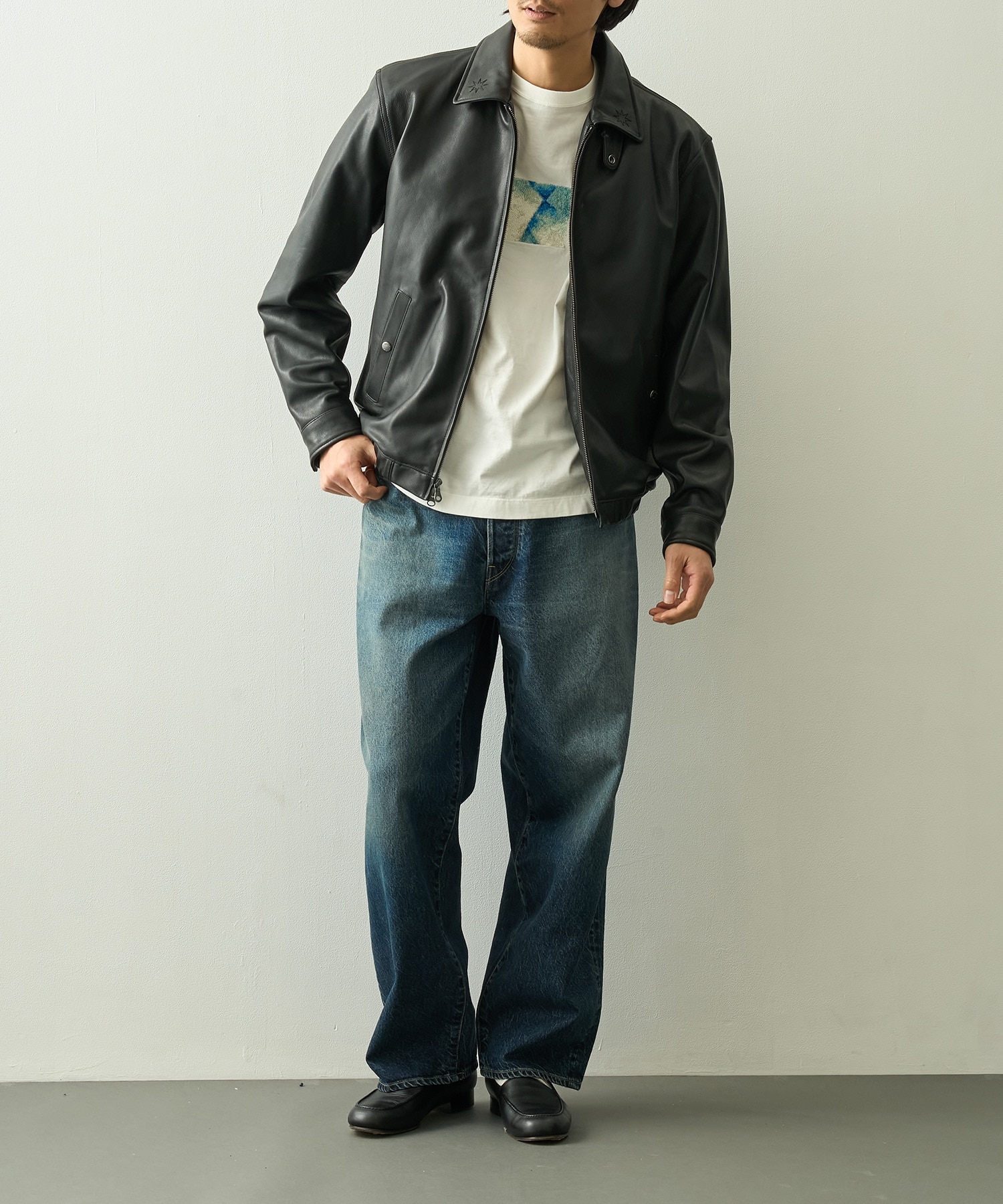 【AVIREX×GDC】Leather Swingtop GDC