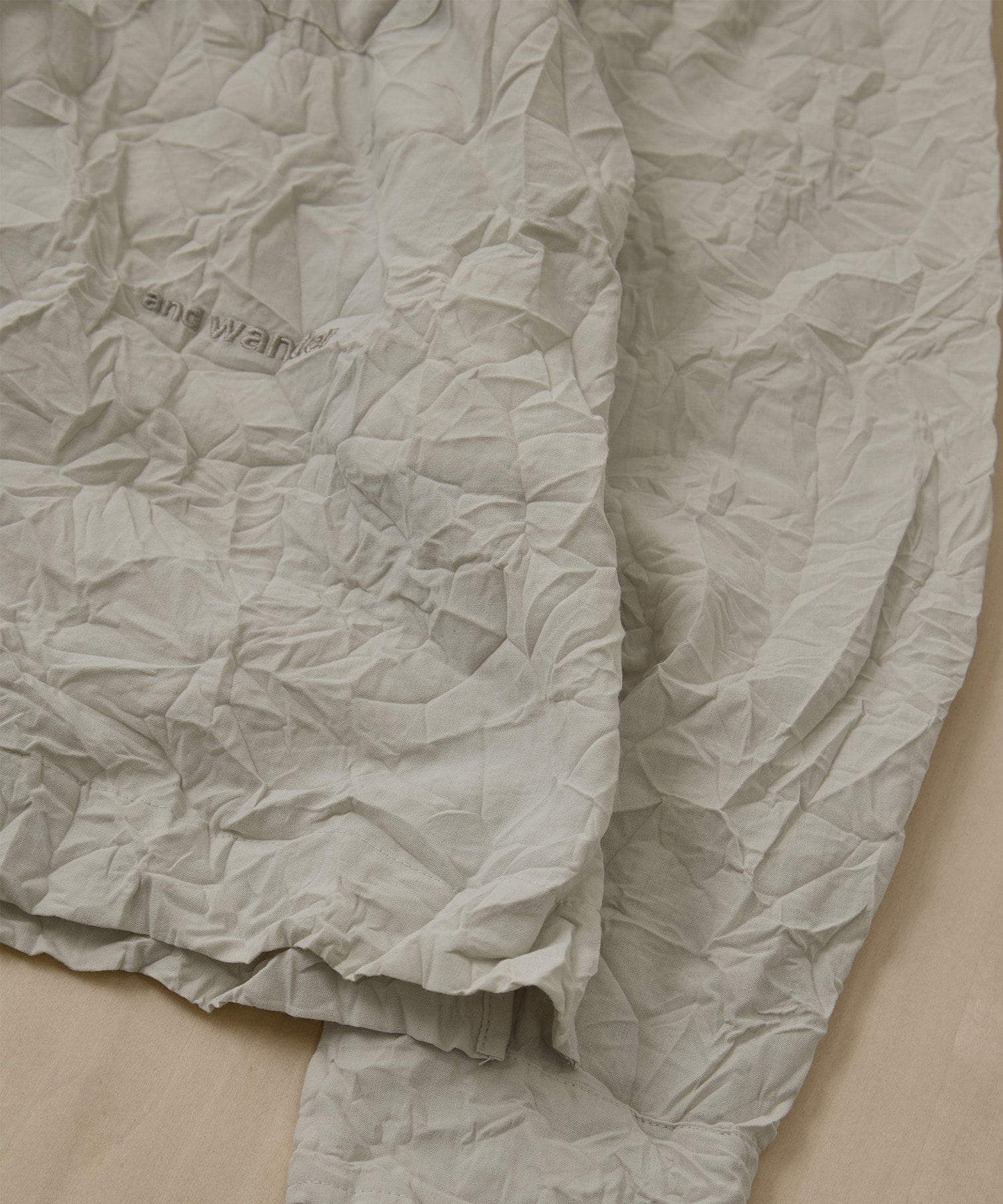 washer pleated open LS shirt and wander