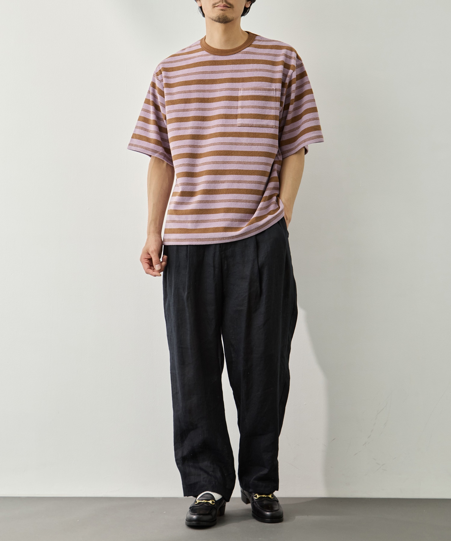 Pile Border Pocket Tee PHEENY