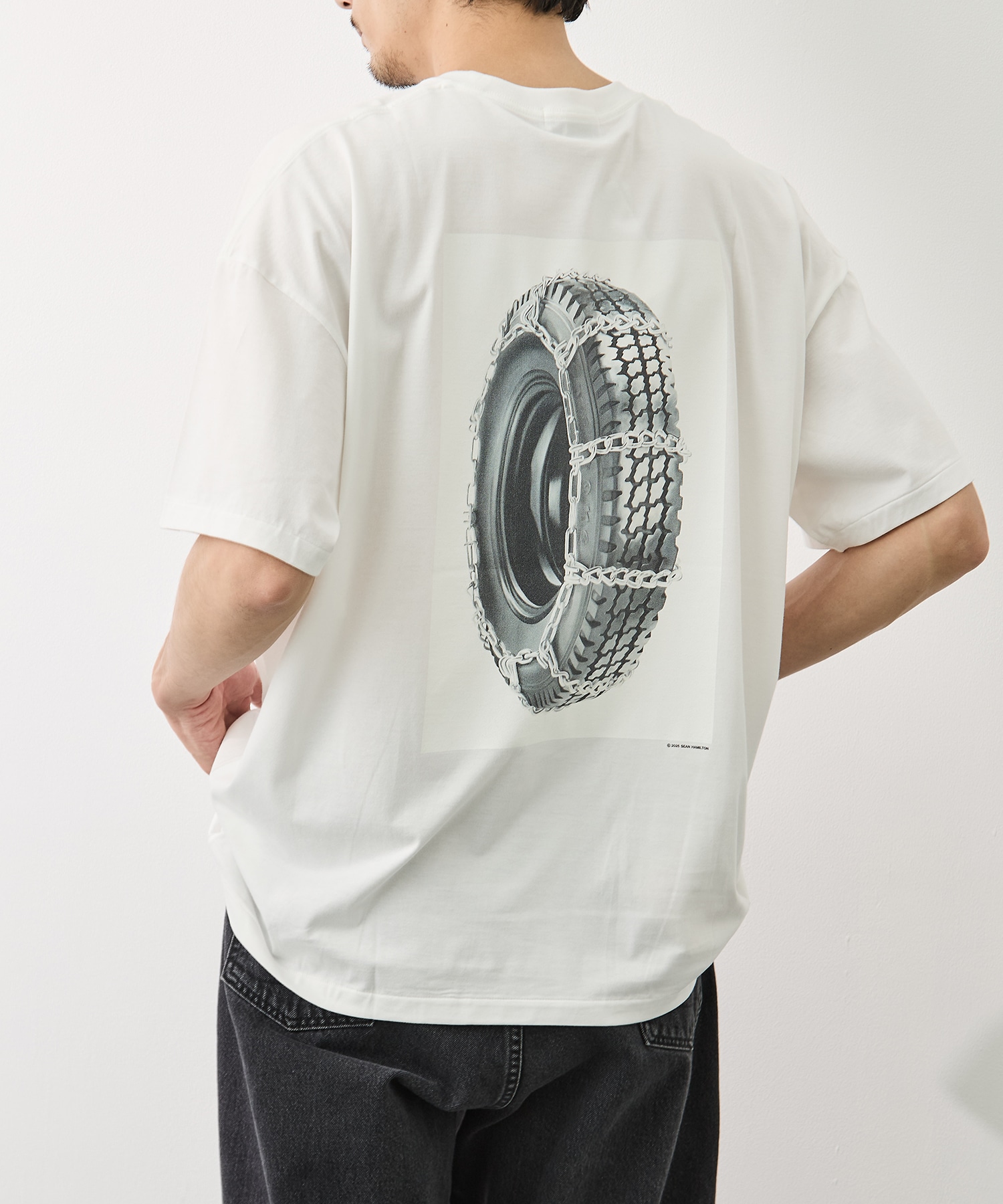 Print S/S Tee ( Tire with Chains ) COOTIE PRODUCTIONS